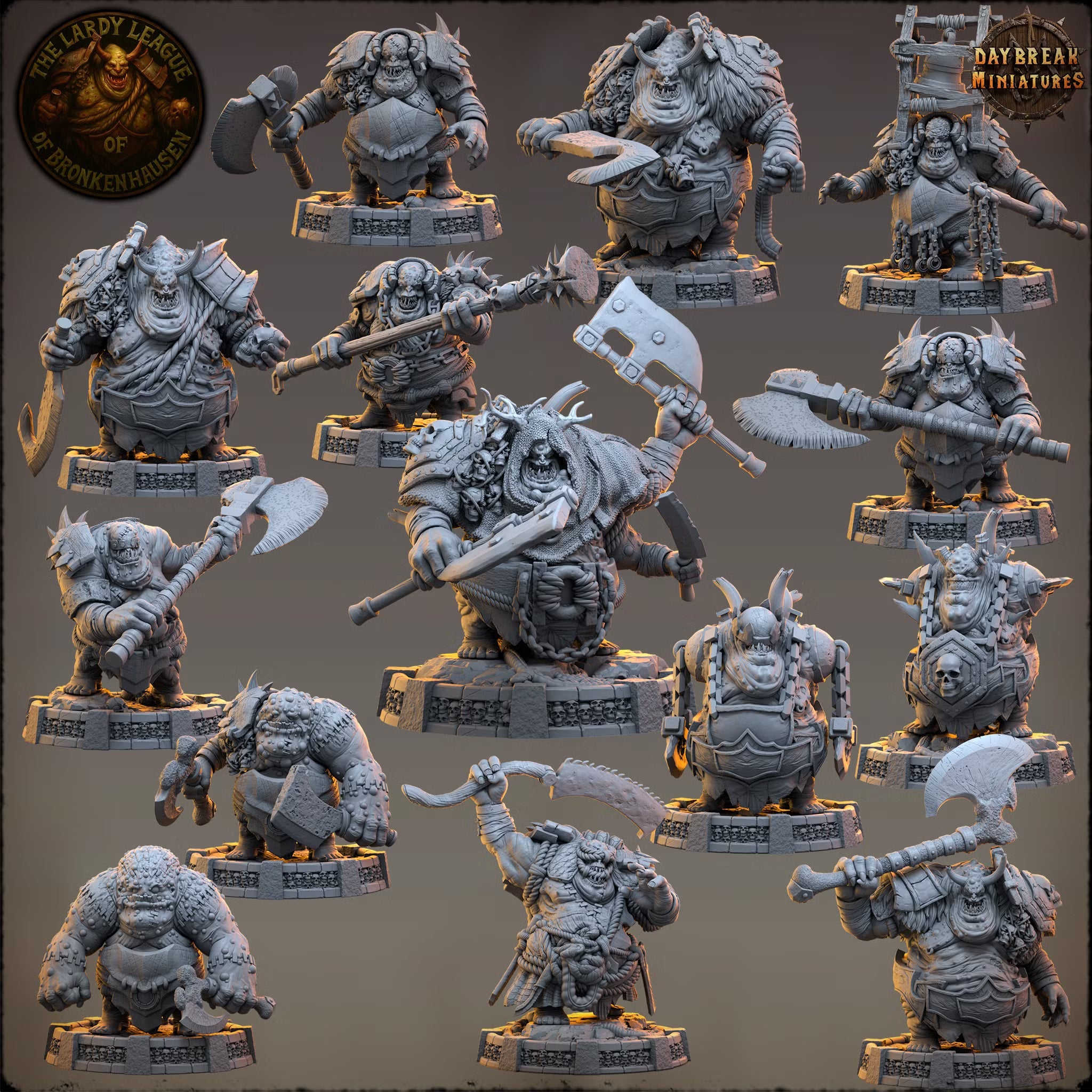 The Lardy League of Bronkenhausen — Daybreak Miniatures