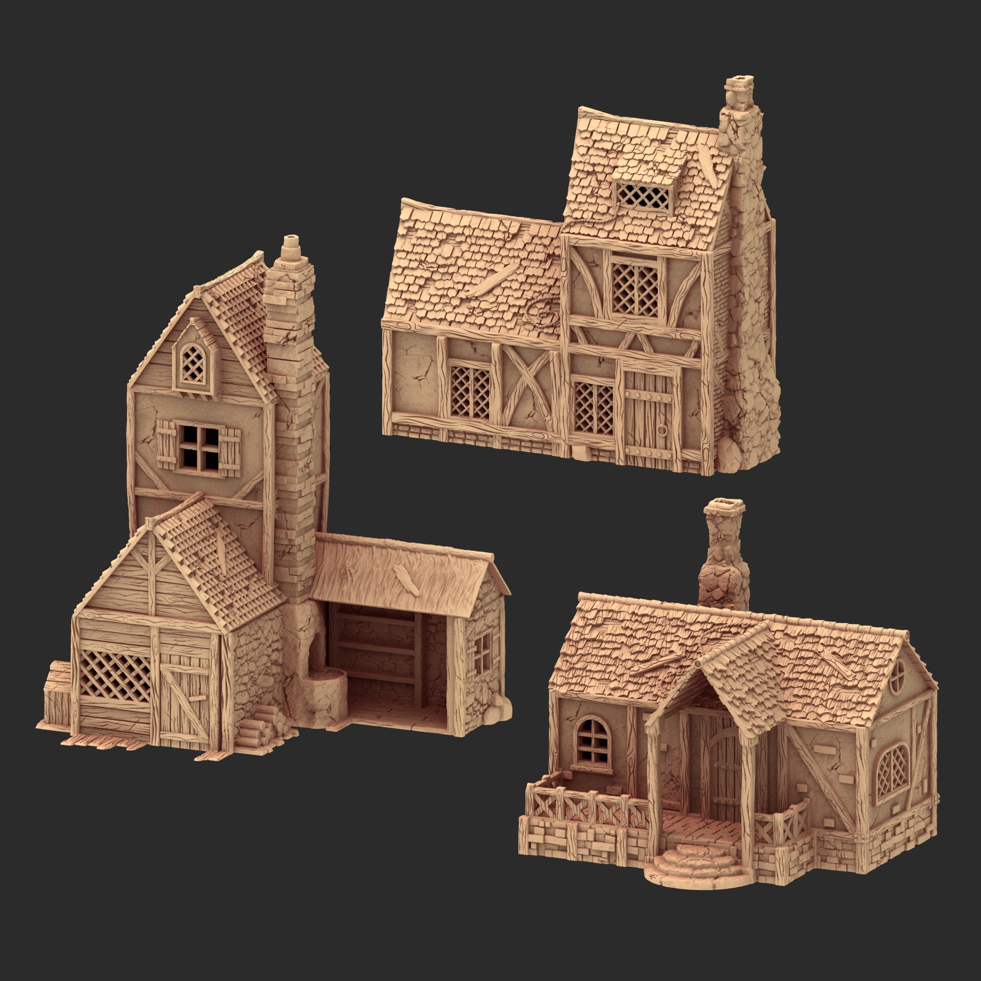 Medieval Architecture STL Sets – Perfect for FDM Printing!