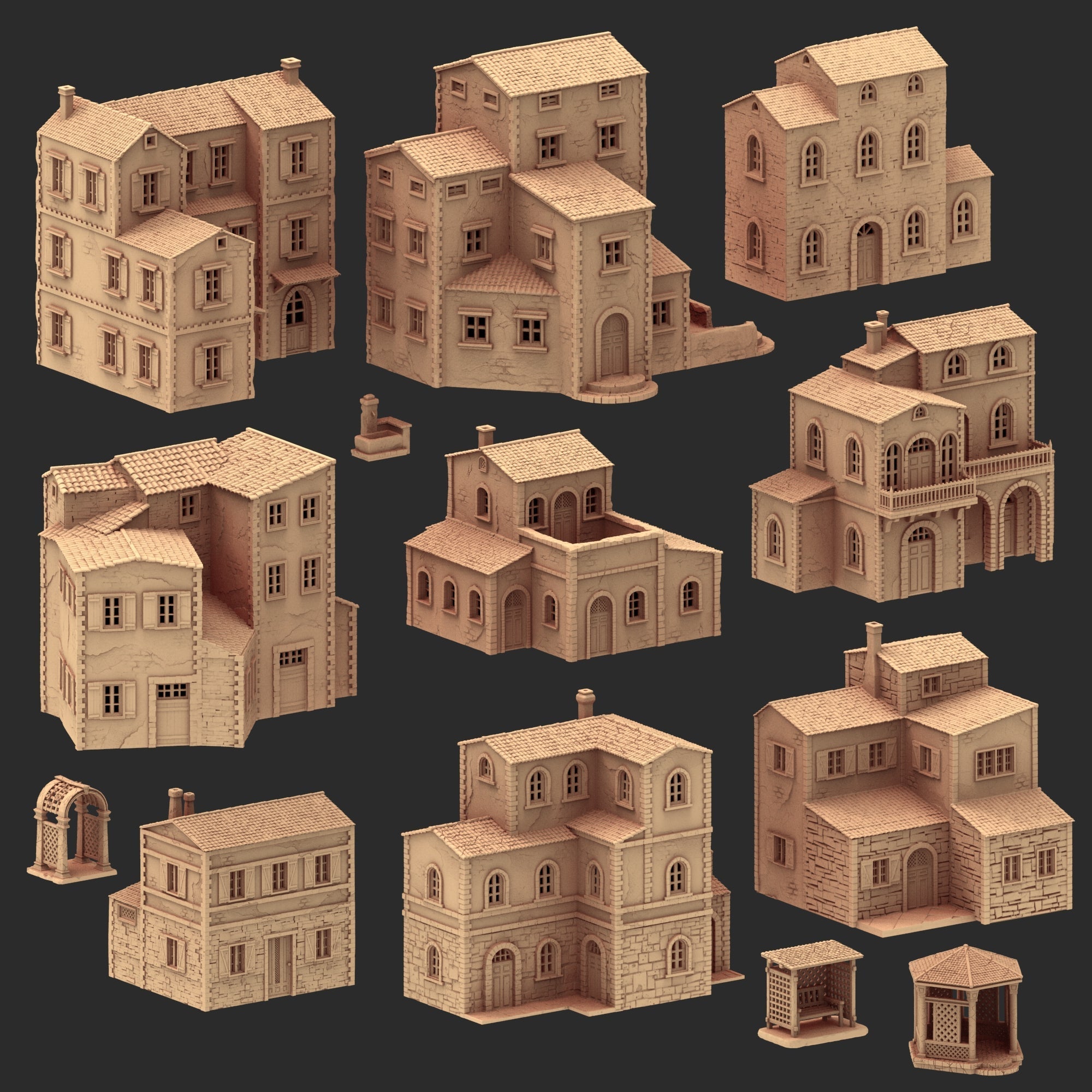 🌿 Provence Architecture Set – Part 2 Now Online!
