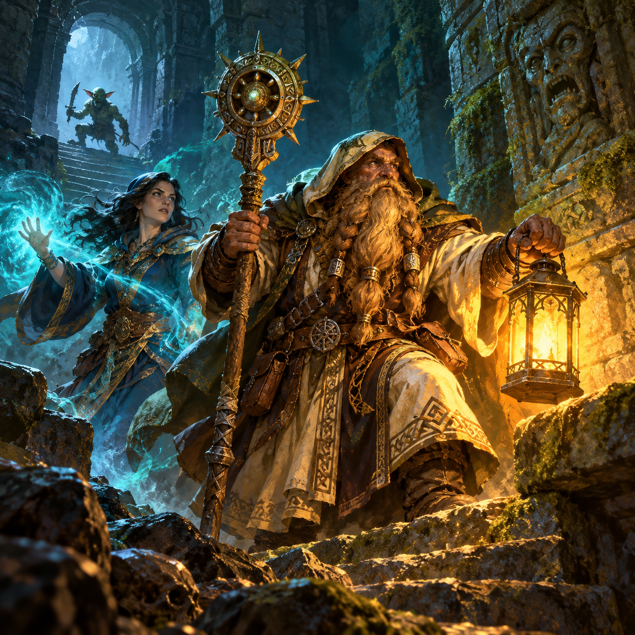 Dungeons and Dragons — faction illustration