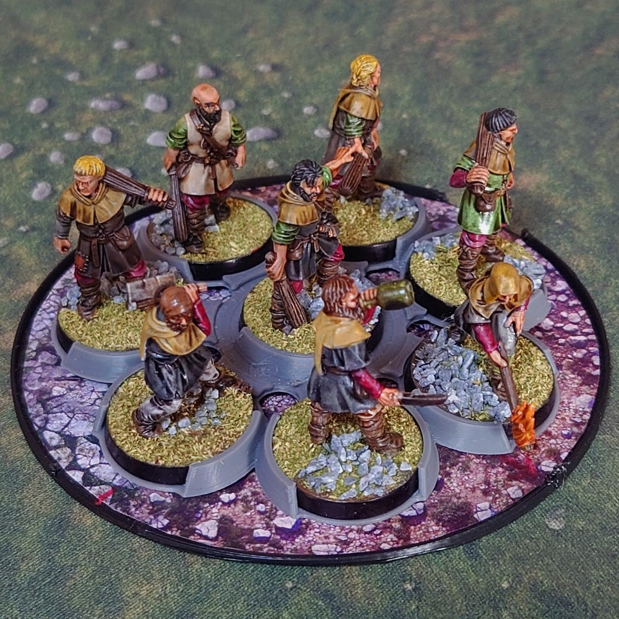 Ruffians - Bandit dagguer club cleaver, wood Thief warband, scouring Middle rings miniatures for wargame D&D, Lotr... Medbury miniatures