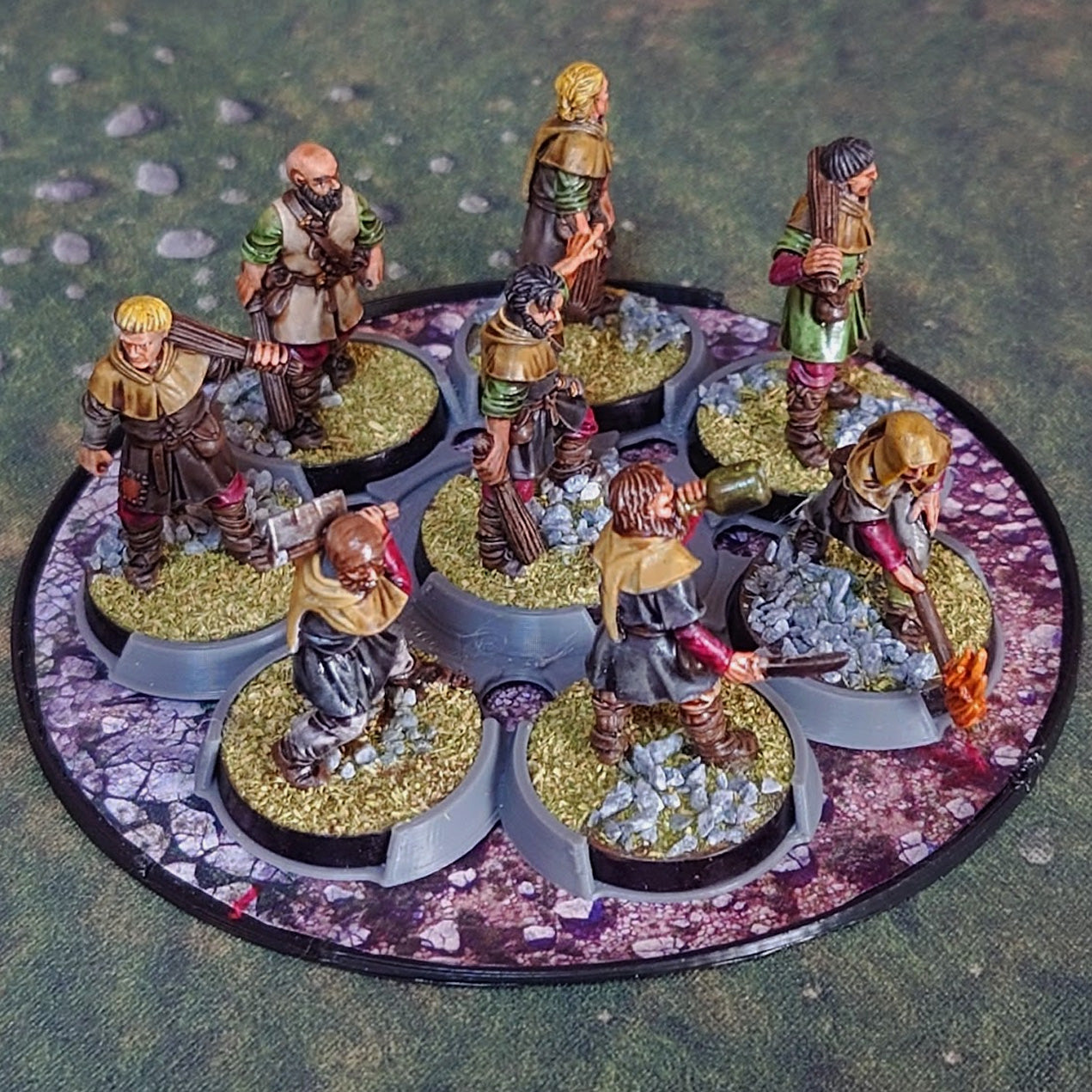 Ruffians - Bandit dagguer club cleaver, wood Thief warband, scouring Middle rings miniatures for wargame D&D, Lotr... Medbury miniatures