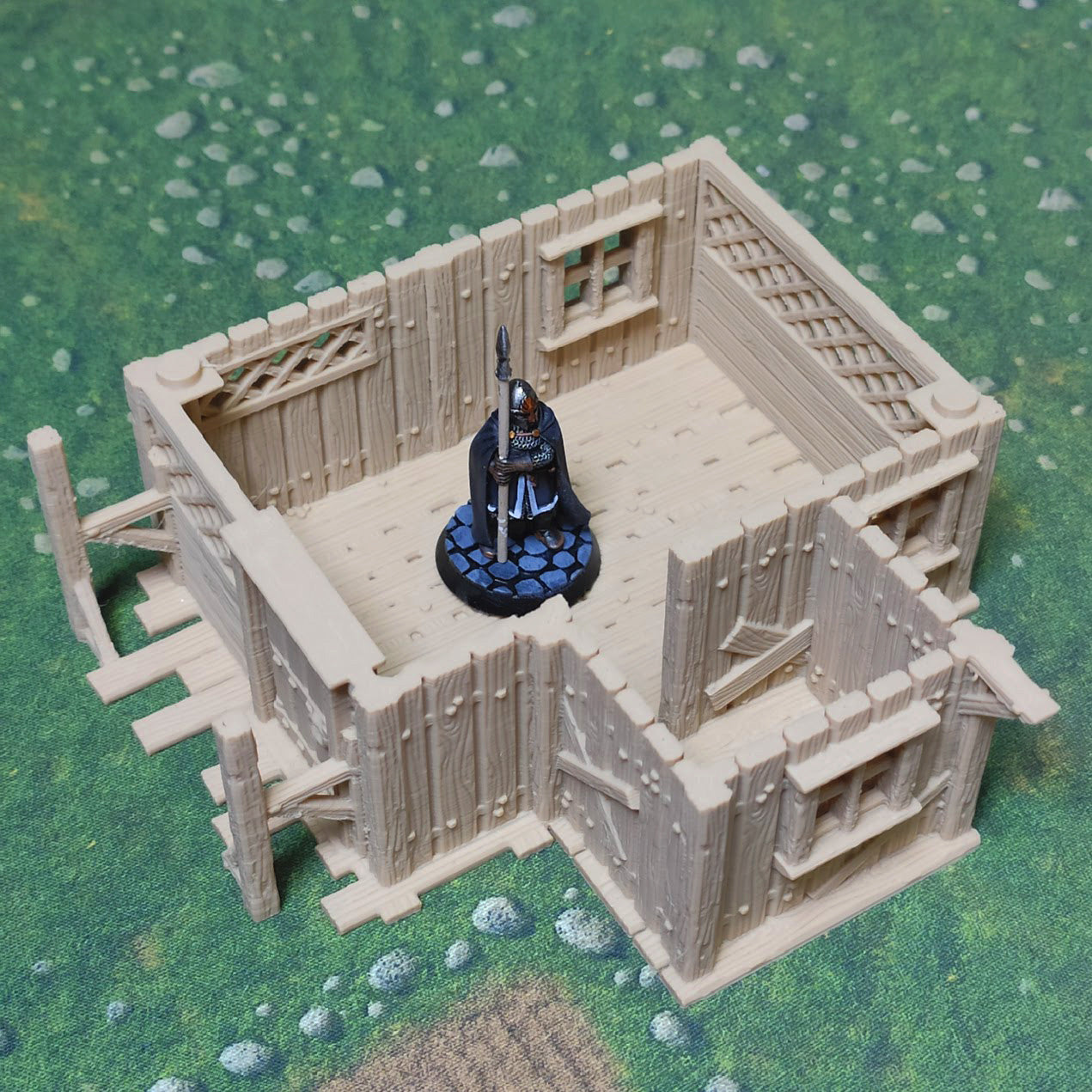 Medieval Town scenery building - Hut - PLA for Oldworld, Dungeon & Dragons, Frostgrave, Fantasy battle, skirmish wargame