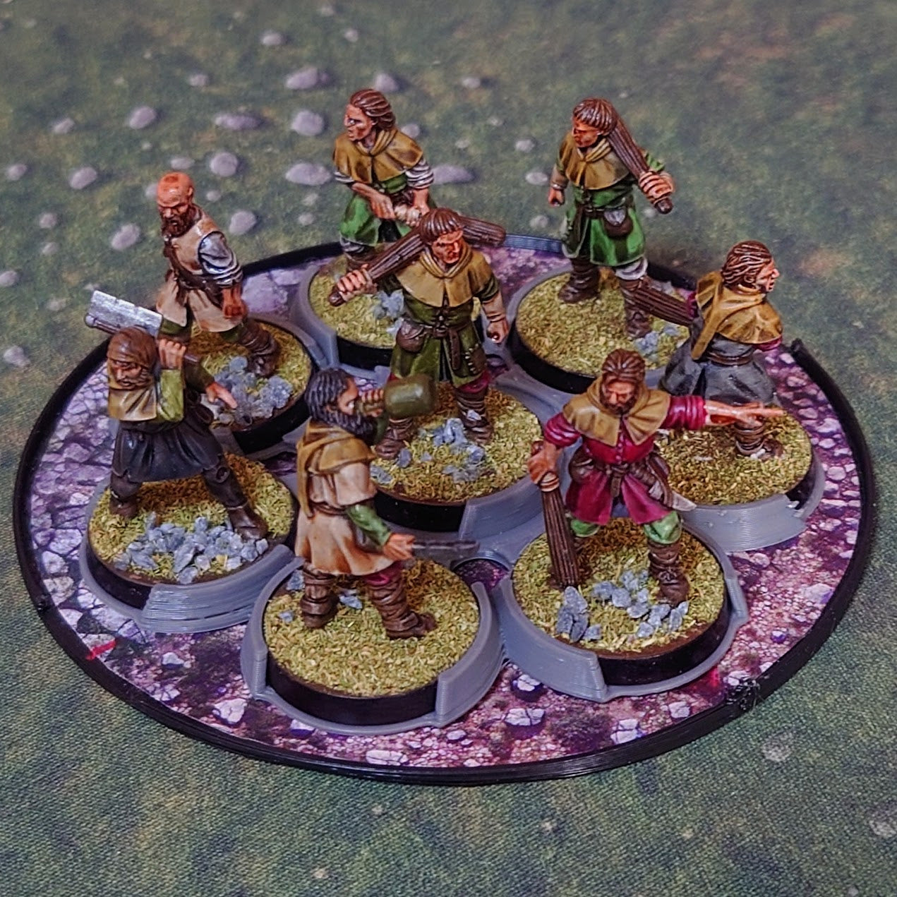Ruffians - Bandit dagguer club cleaver, wood Thief warband, scouring Middle rings miniatures for wargame D&D, Lotr... Medbury miniatures