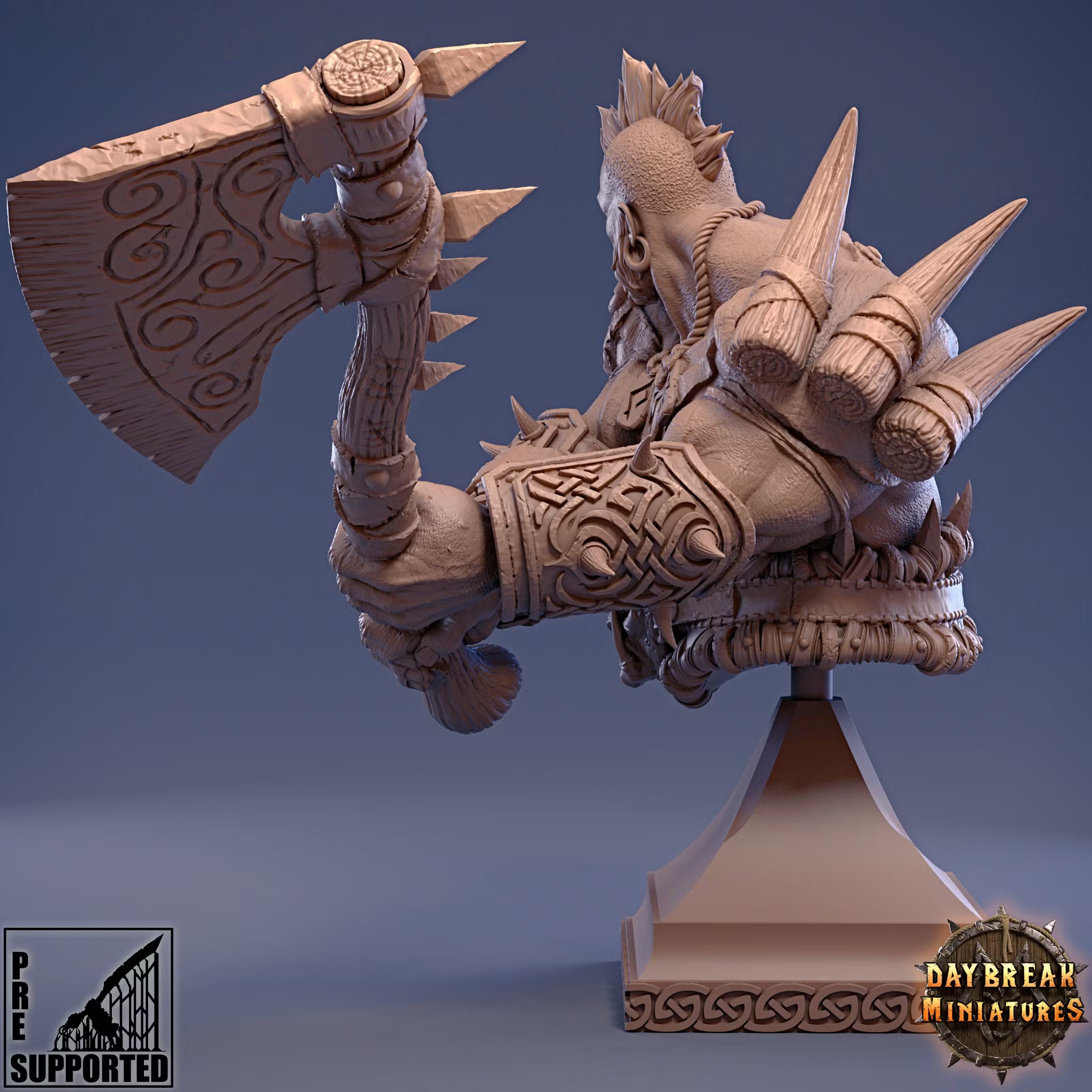 Digger Bonespiker - Bust — Daybreak Miniatures, official view 2