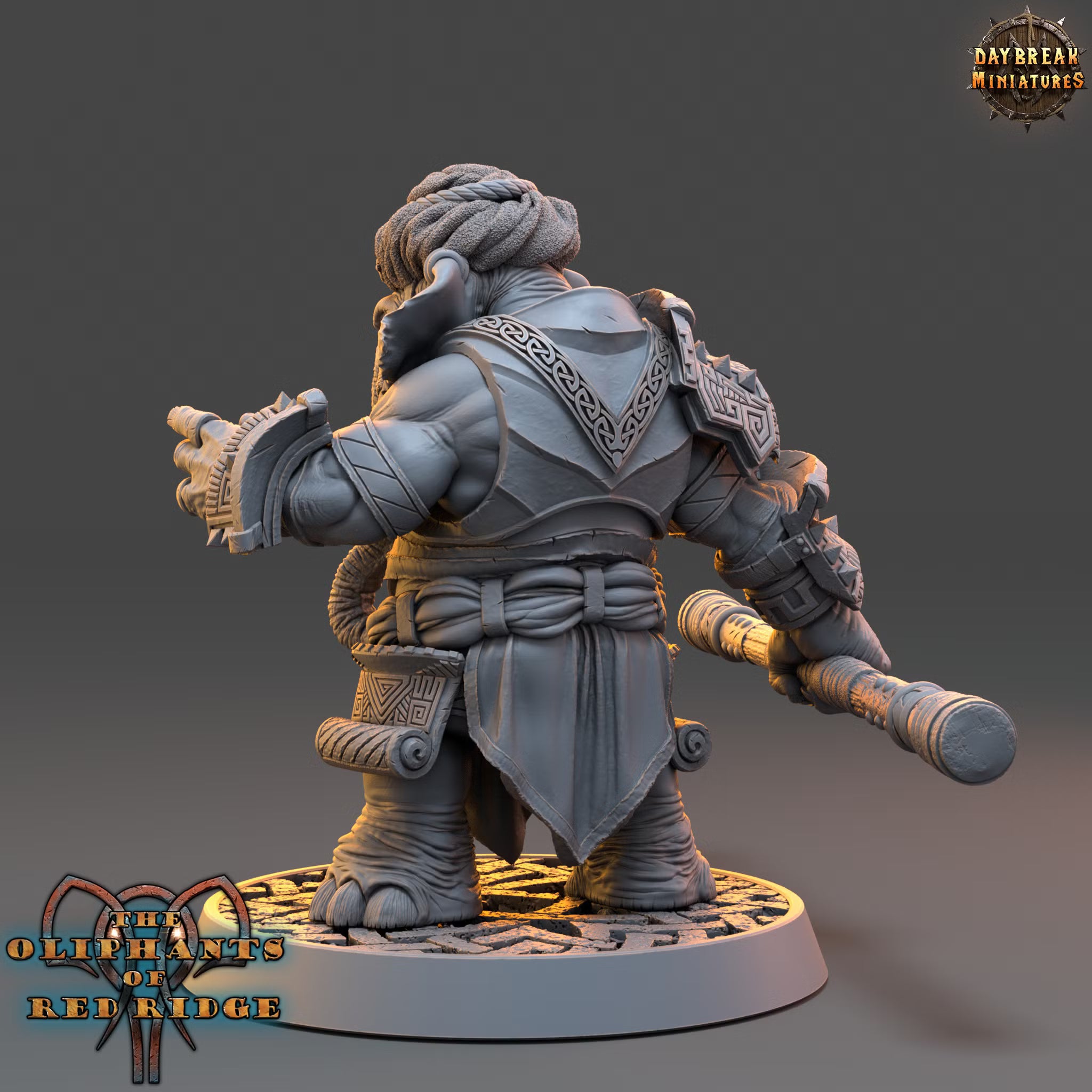The Oliphants of Red Ridge - Madhu Nomoretusk - Daybreak Miniatures — official render 3