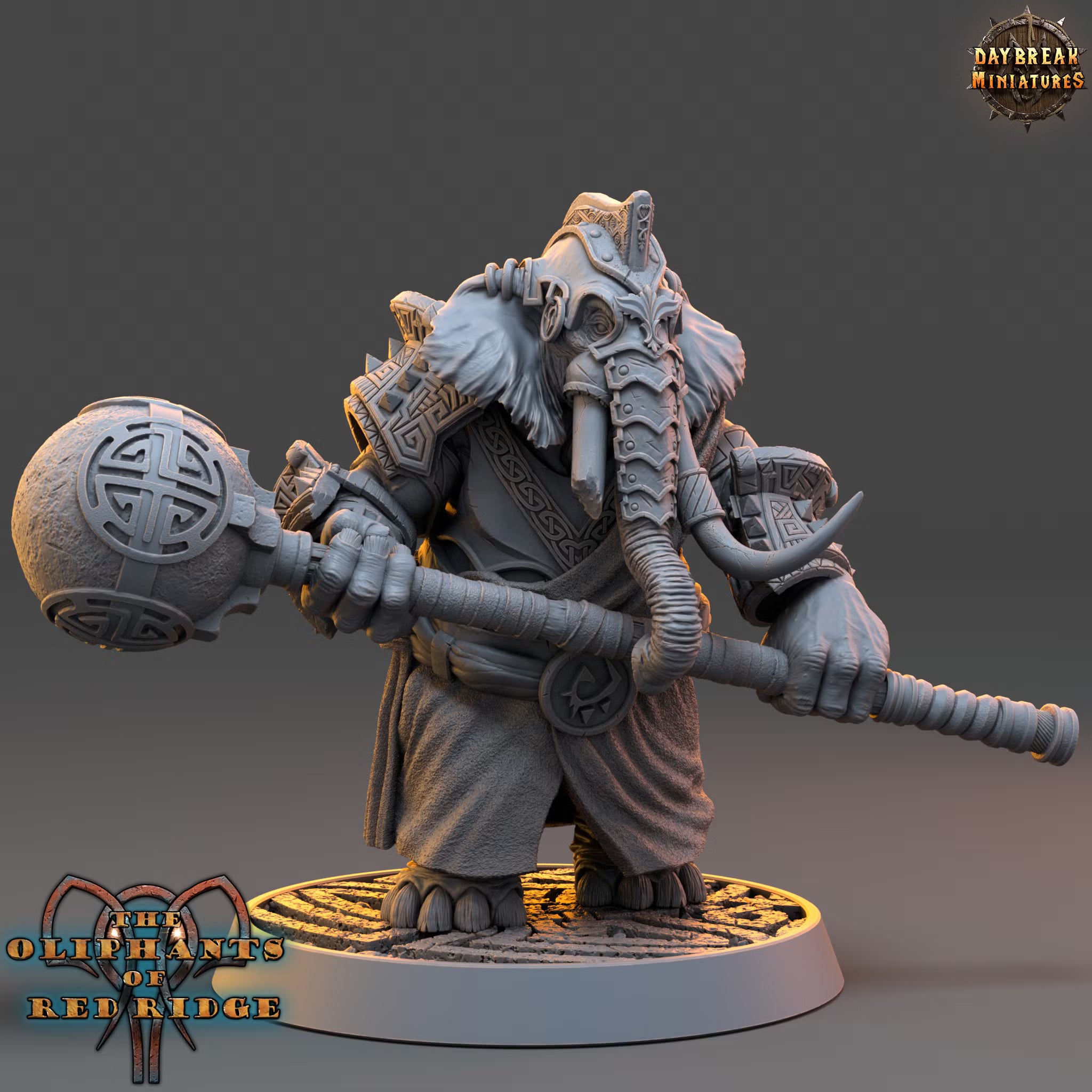 The Oliphants of Red Ridge - Shurbe Spherius - Daybreak Miniatures — official render 1
