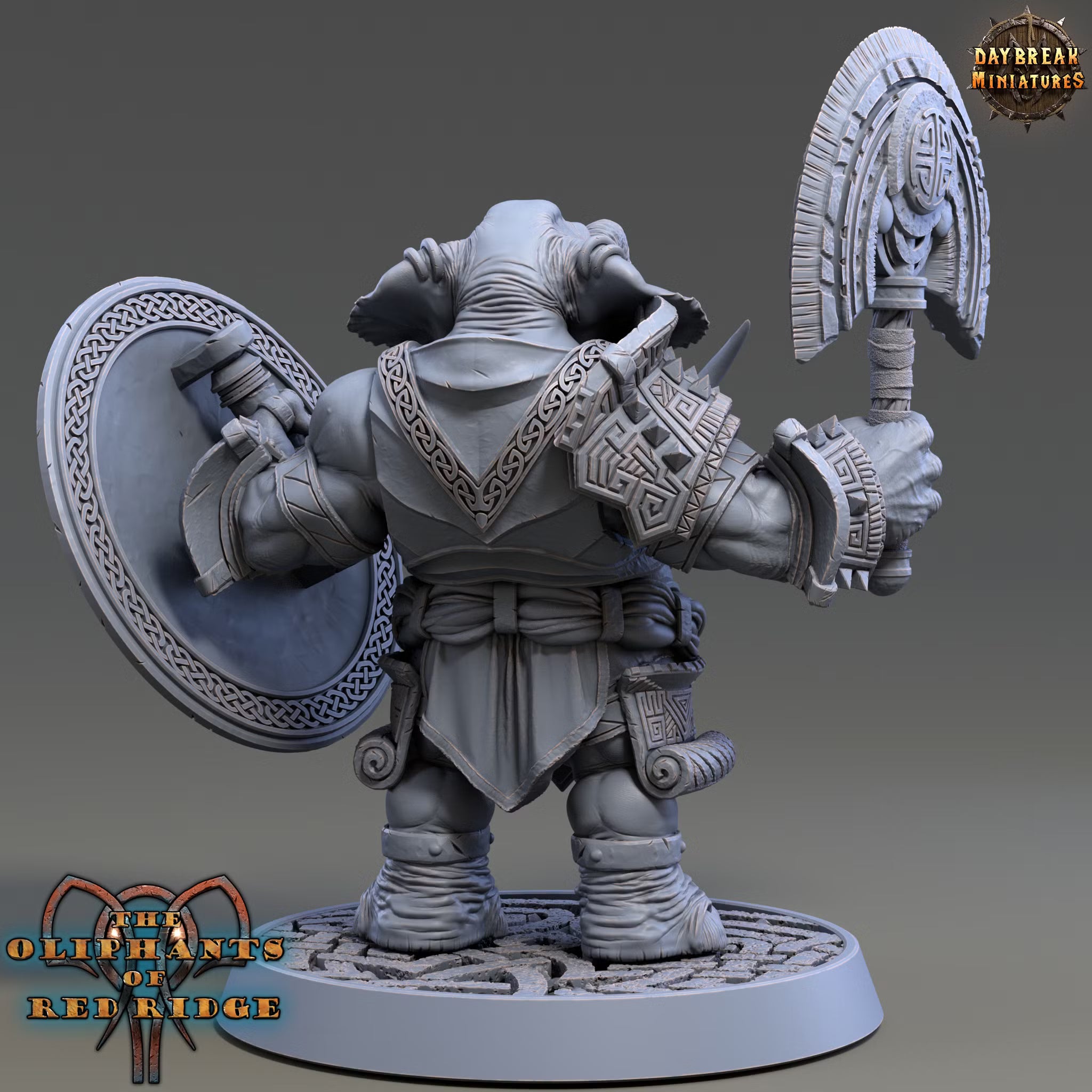The Oliphants of Red Ridge - Zaarik Tophowl - Daybreak Miniatures — official render 3