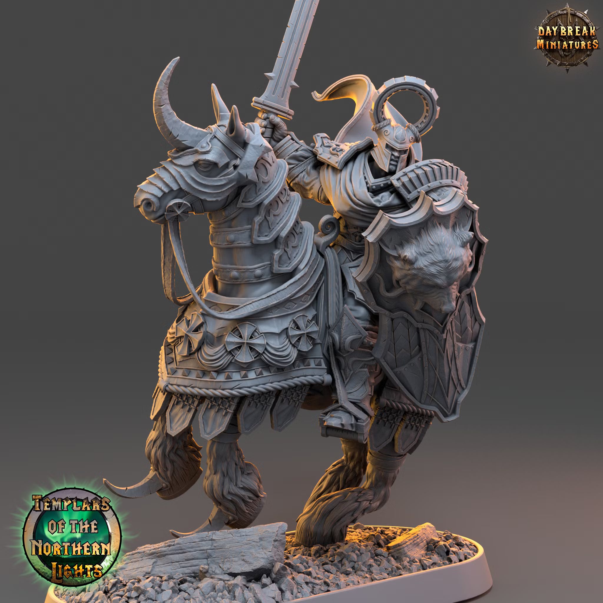 Ritter Gotthold Boarbane — Daybreak Miniatures, official view 1