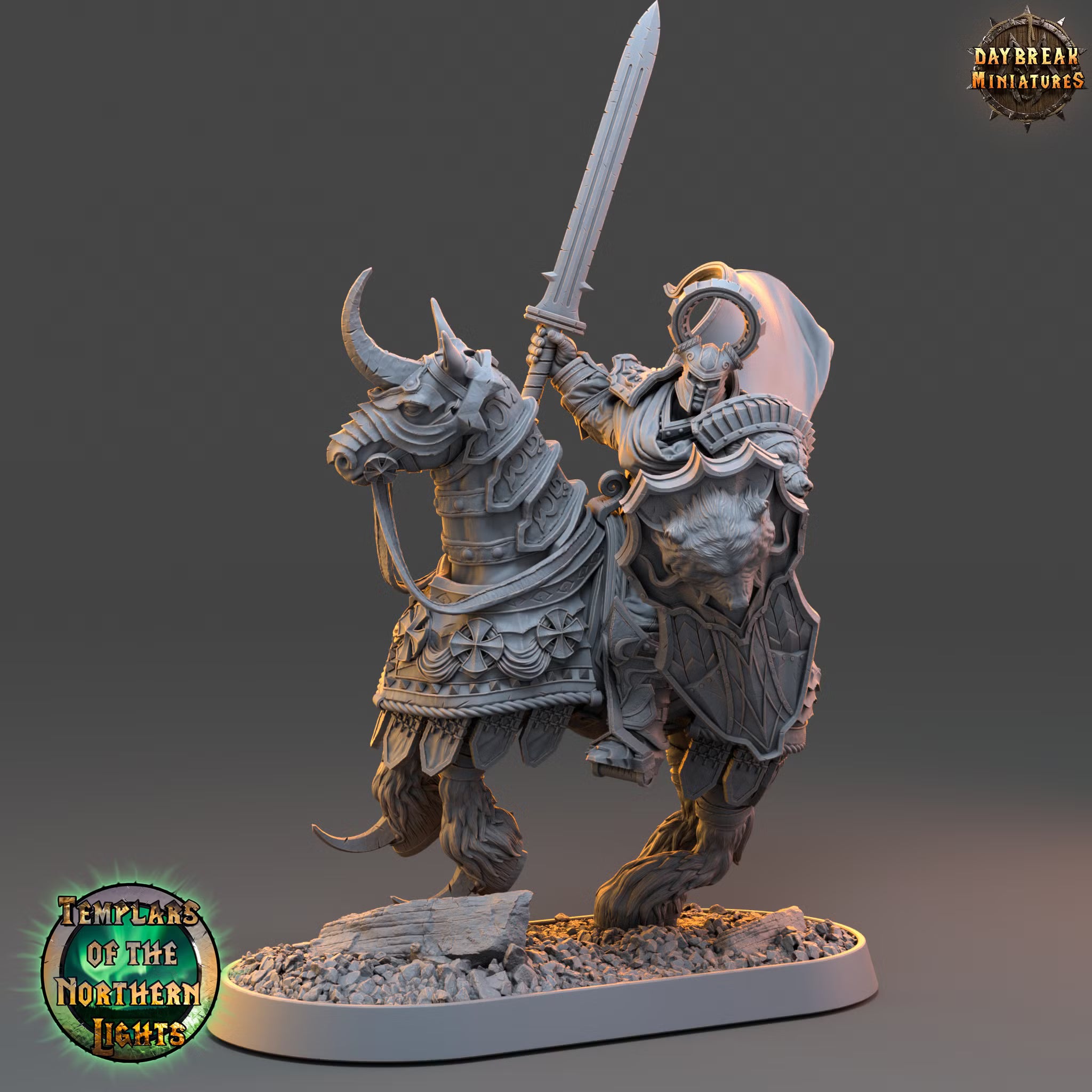 Ritter Gotthold Boarbane — Daybreak Miniatures, official view 2