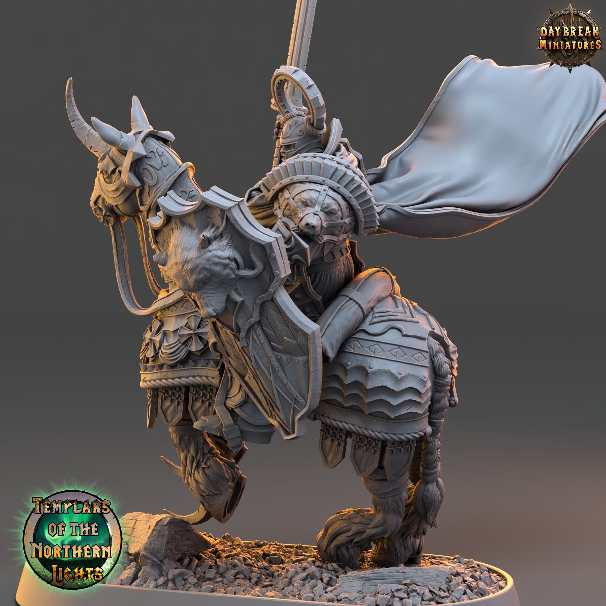 Ritter Gotthold Boarbane — Daybreak Miniatures, official view 3