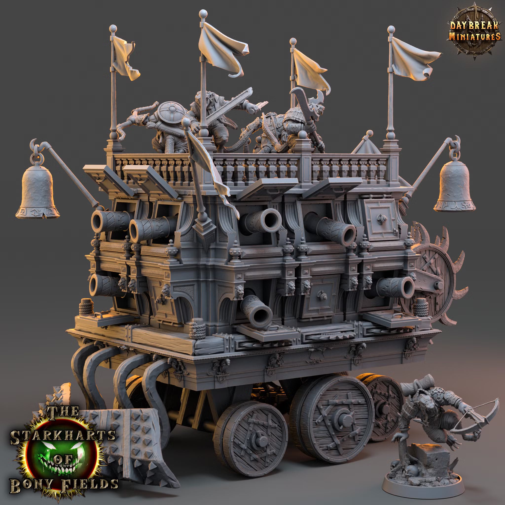 The Blood Plow from Hell, mkII — Daybreak Miniatures, official view 1