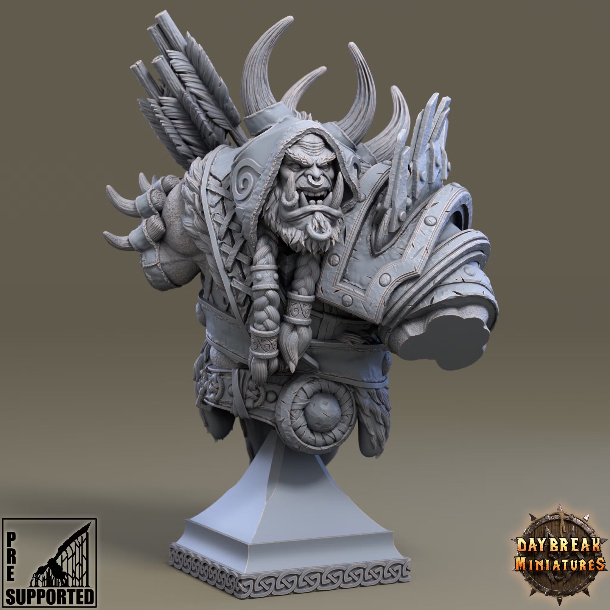 Paakz Reinhold - Bust — Daybreak Miniatures, official view 1