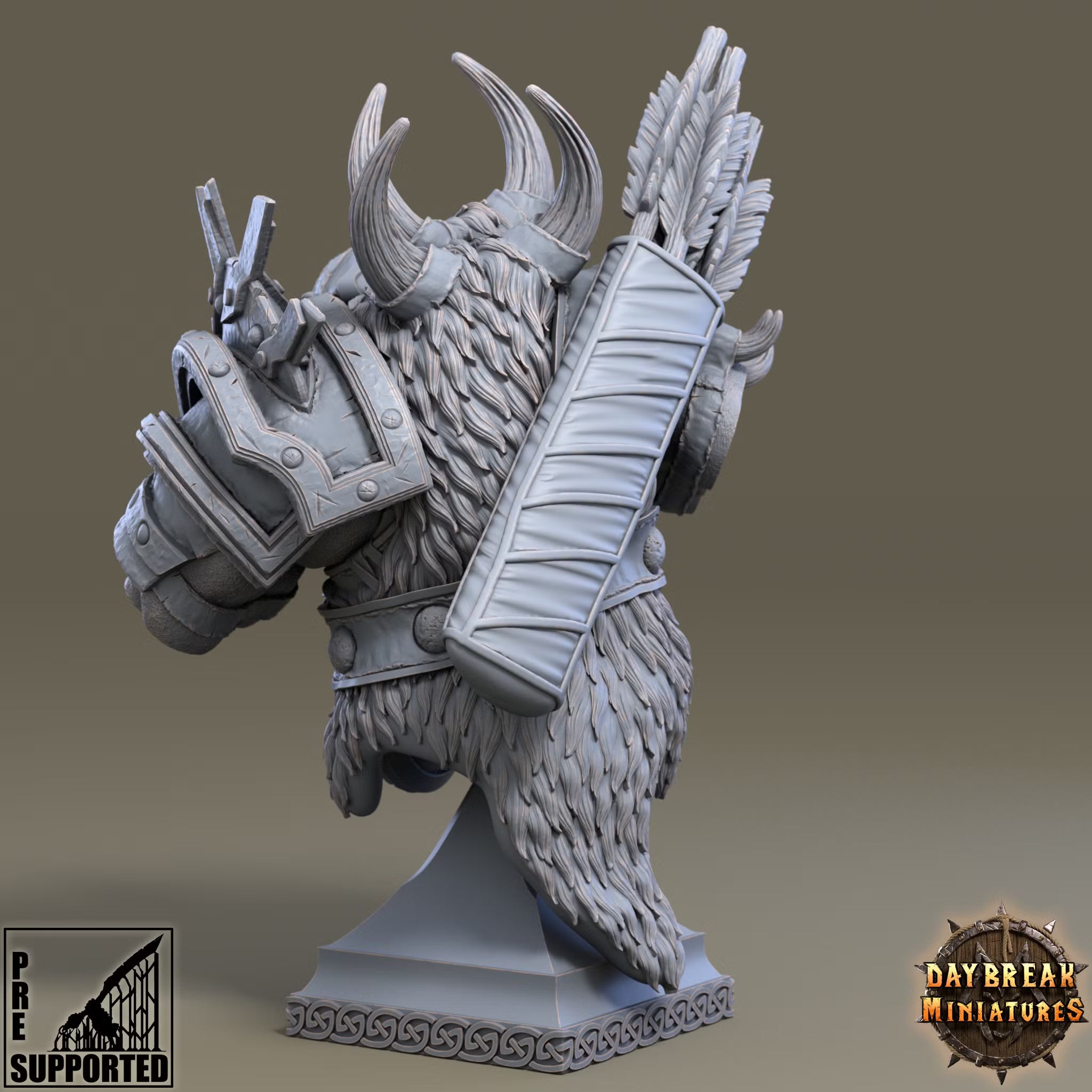 Paakz Reinhold - Bust — Daybreak Miniatures, official view 2