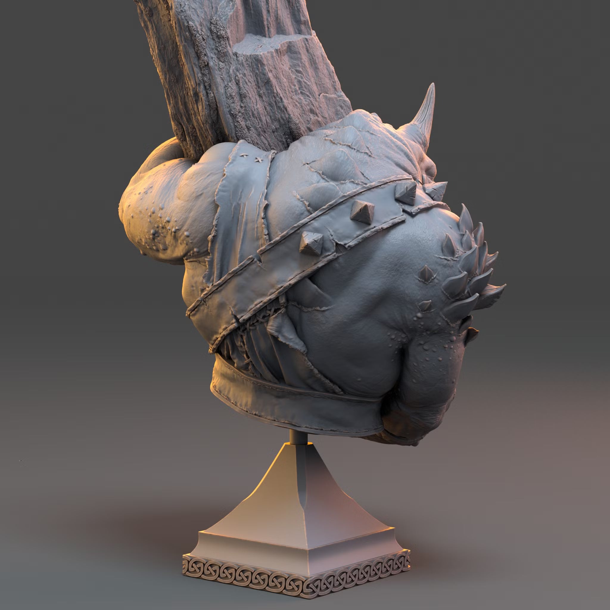Tjundra The Crusher - Bust — Daybreak Miniatures, official view 3