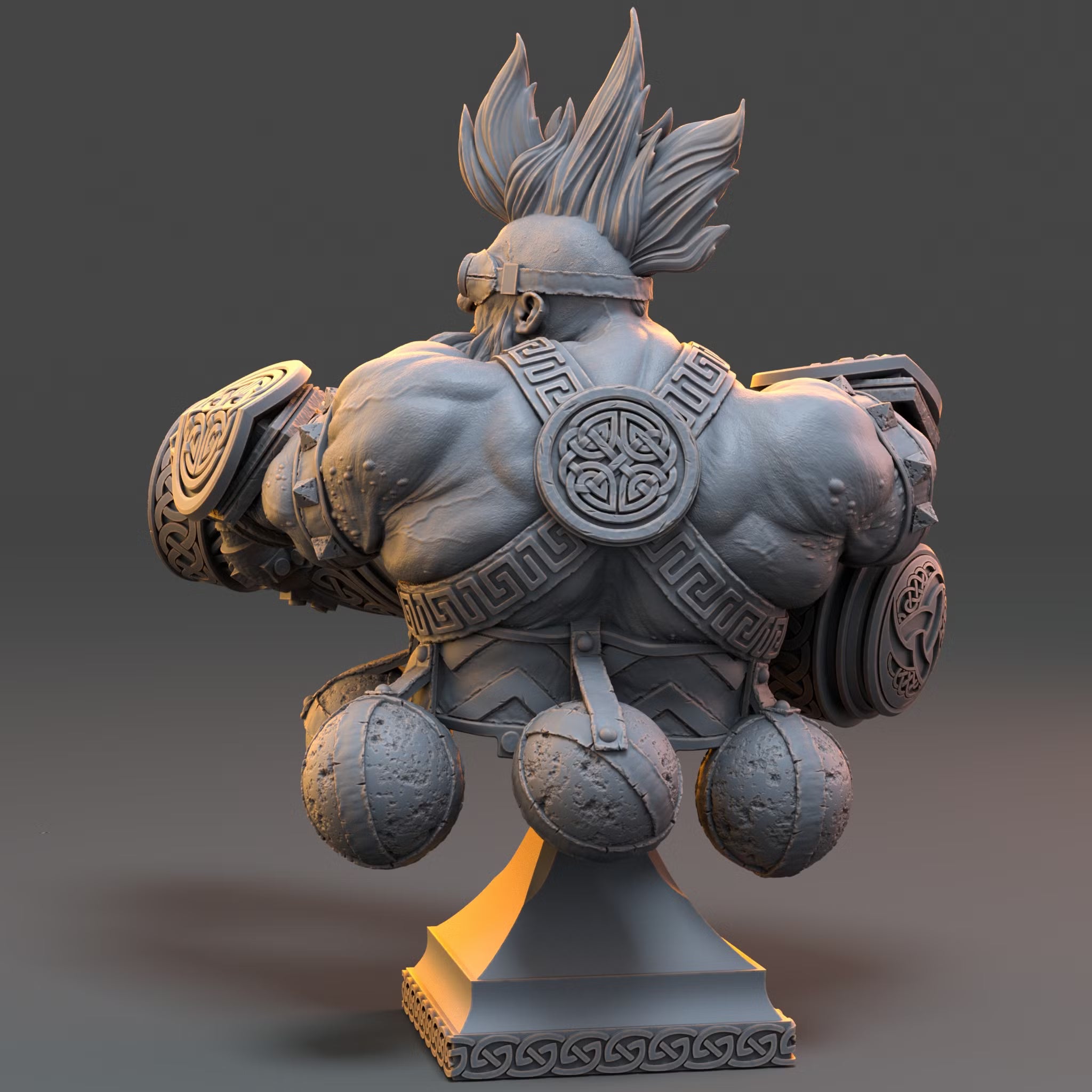 Yul Kaboom Grummer - Bust — Daybreak Miniatures, official view 3