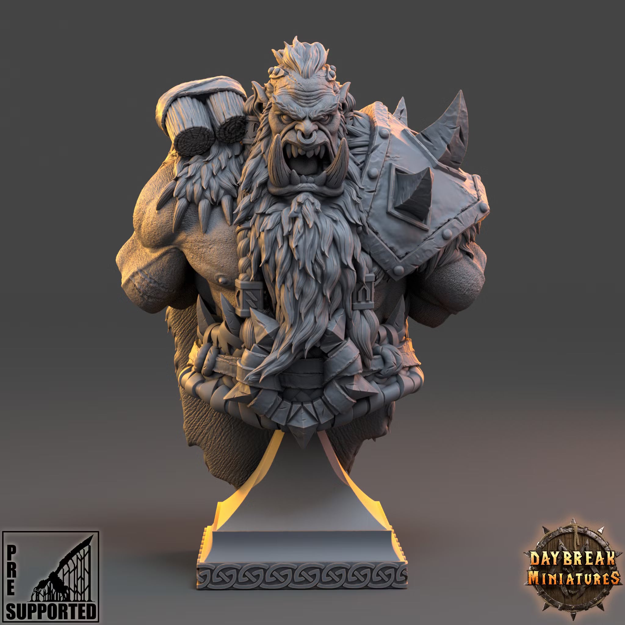 Rutger Gausshammer - Bust — Daybreak Miniatures, official view 5