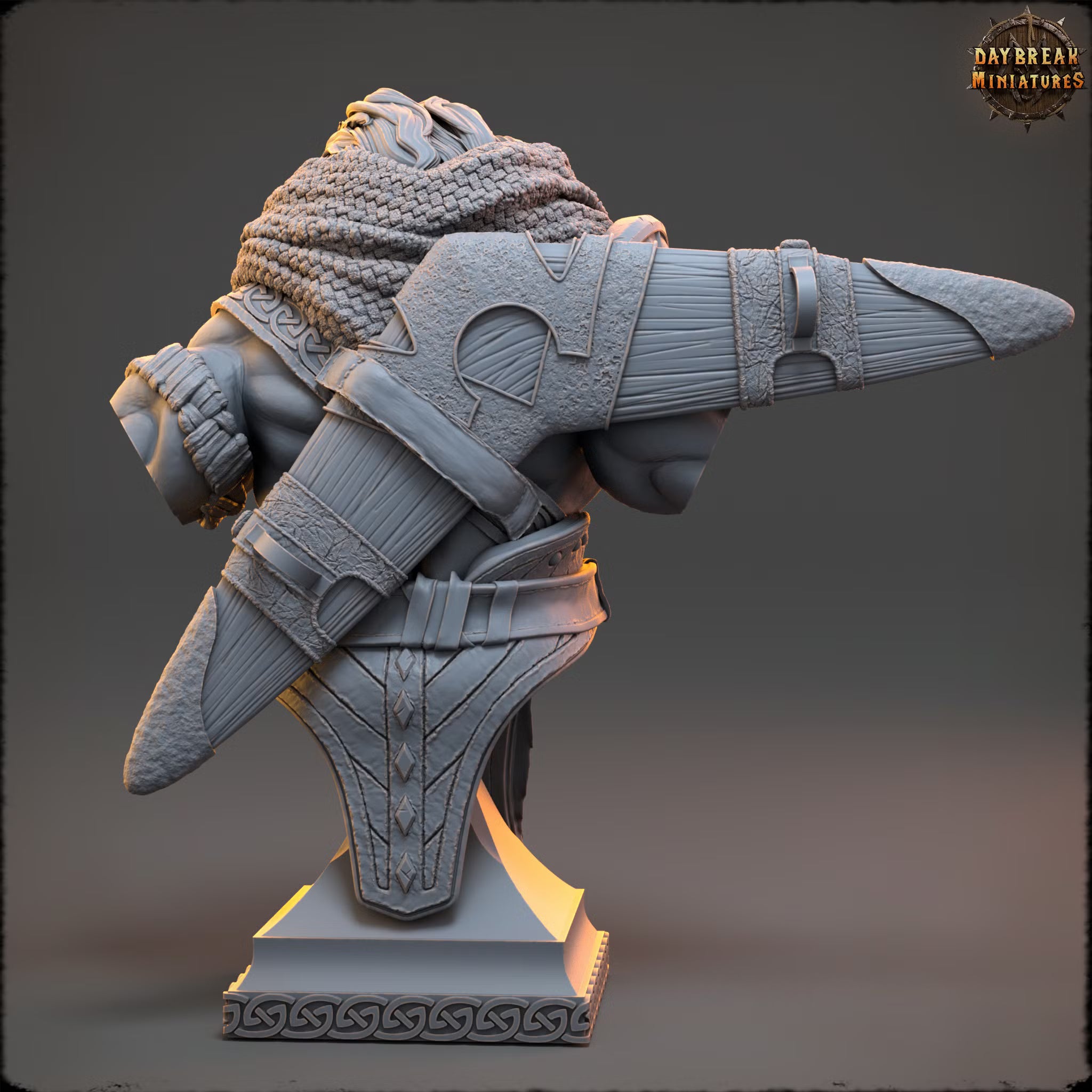 Kings of Karmaaz - King Ghostfang - Bust - Daybreak Miniatures — official Daybreak render 2