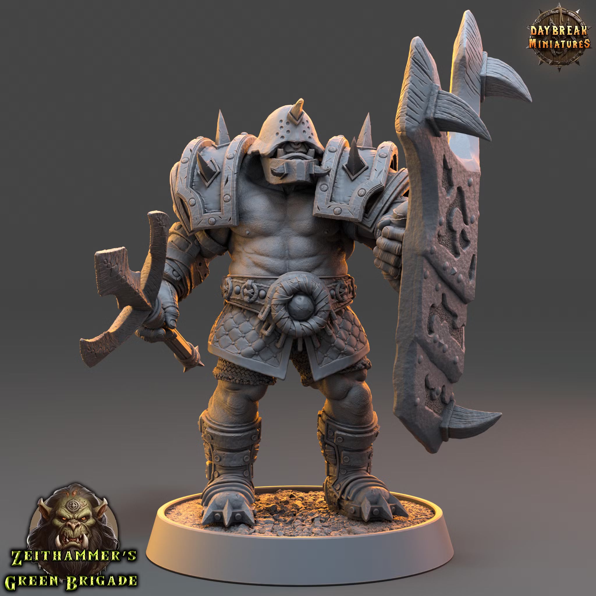 Zeithammer’s Green Brigade - Harrer Gruntz - Daybreak Miniatures — official Daybreak render 1