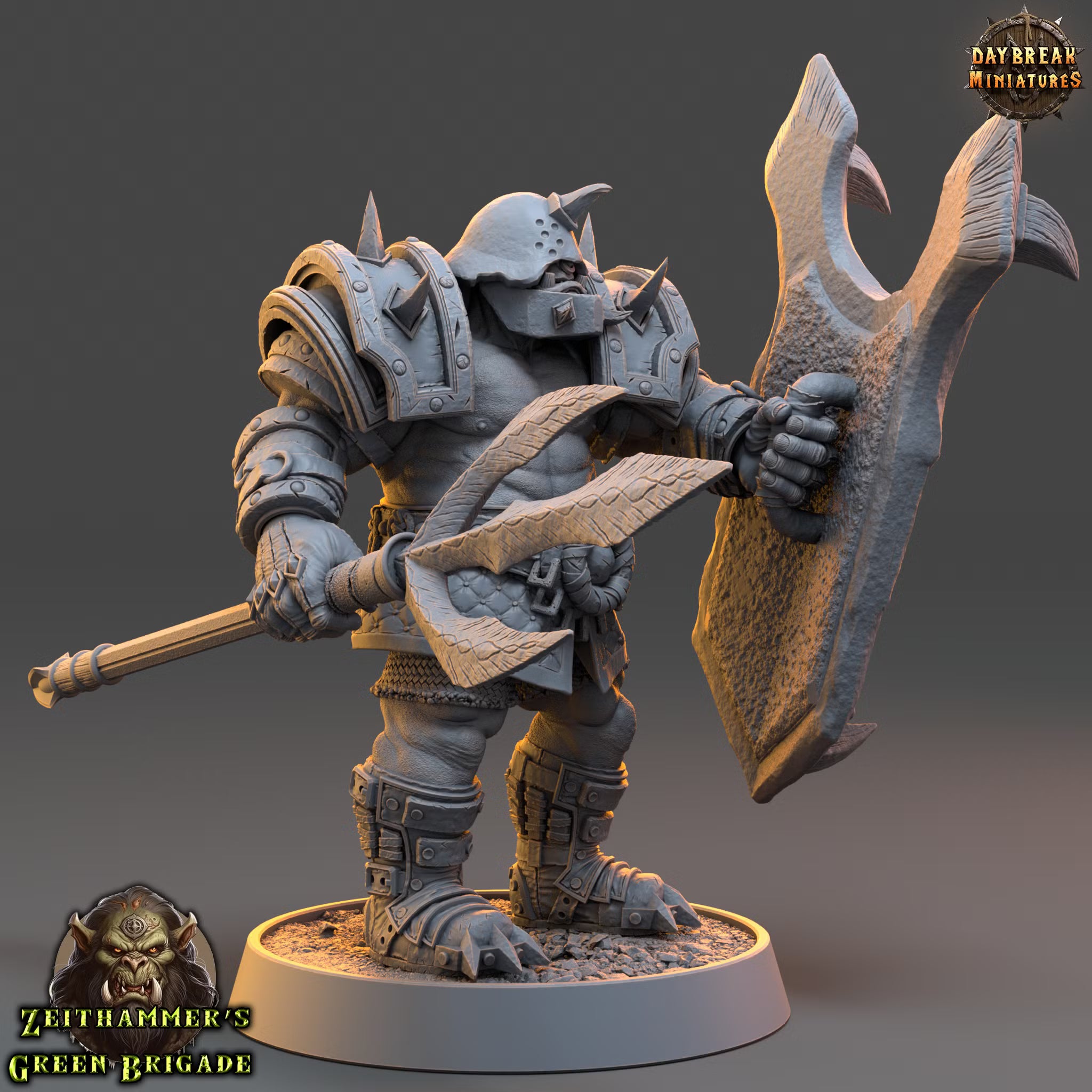 Zeithammer’s Green Brigade - Harrer Gruntz - Daybreak Miniatures — official Daybreak render 2