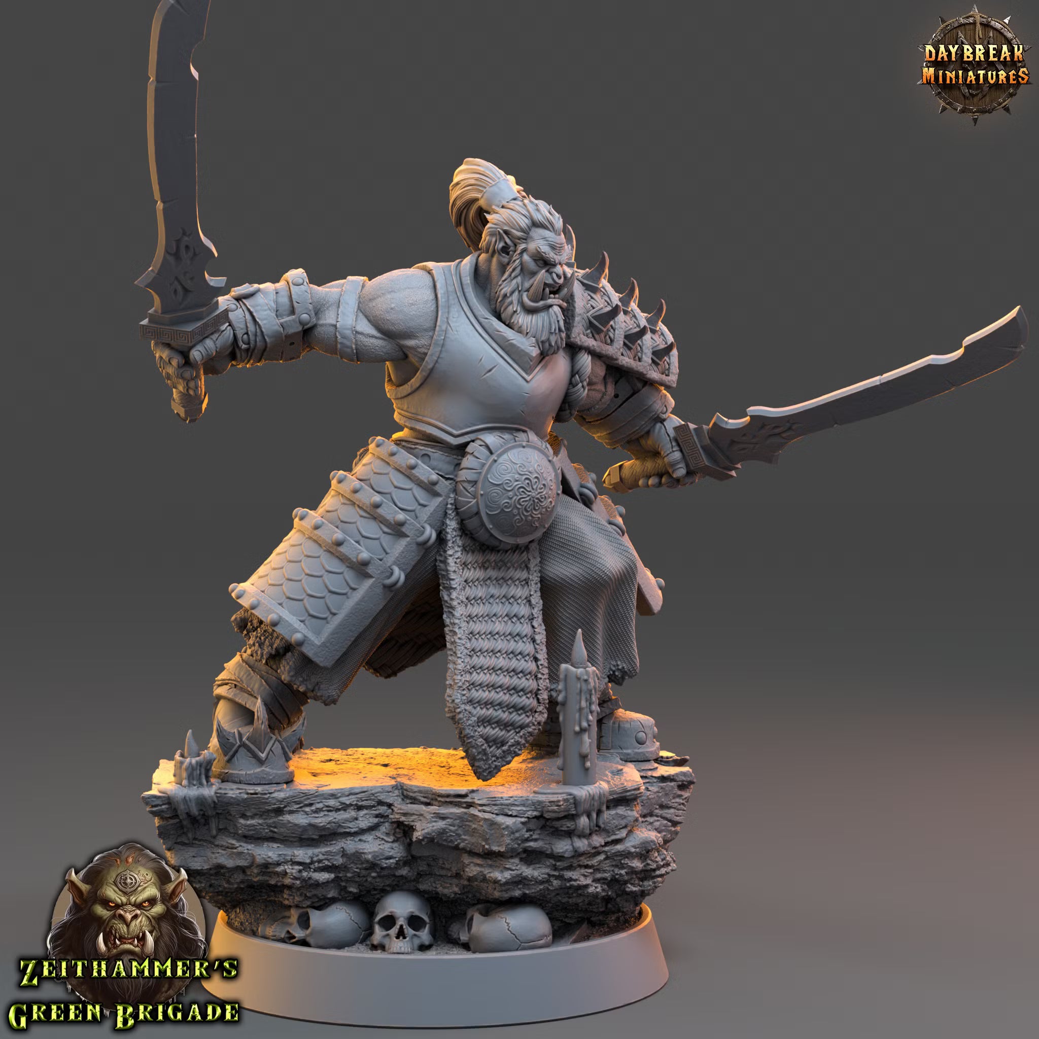 Zeithammer’s Green Brigade - Jazkar Krenna - Daybreak Miniatures — official Daybreak render 2