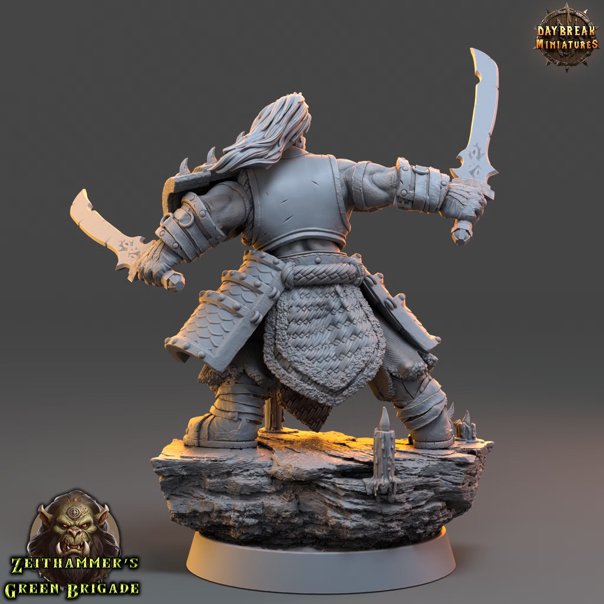 Zeithammer’s Green Brigade - Jazkar Krenna - Daybreak Miniatures — official Daybreak render 3