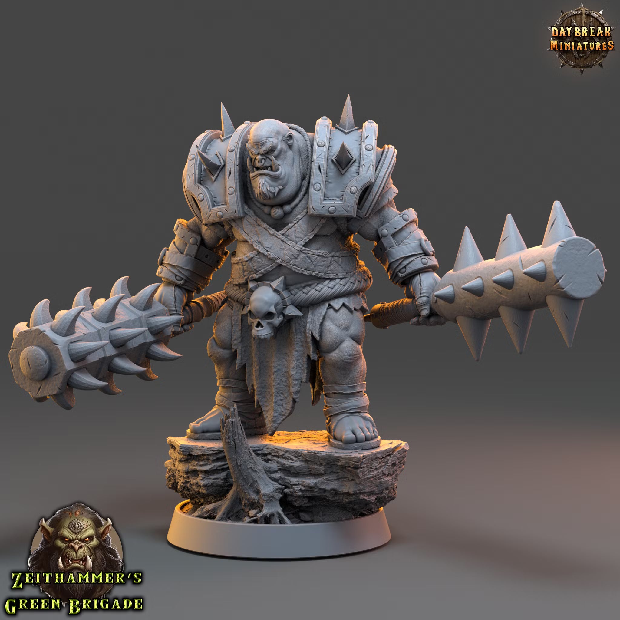 Zeithammer’s Green Brigade - Kraut Hellbender - Daybreak Miniatures — official Daybreak render 1