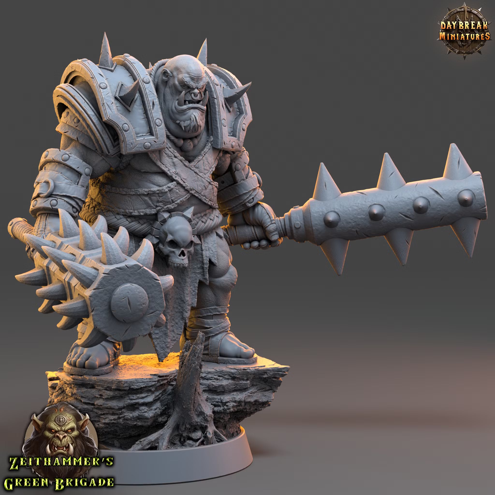 Zeithammer’s Green Brigade - Kraut Hellbender - Daybreak Miniatures — official Daybreak render 2