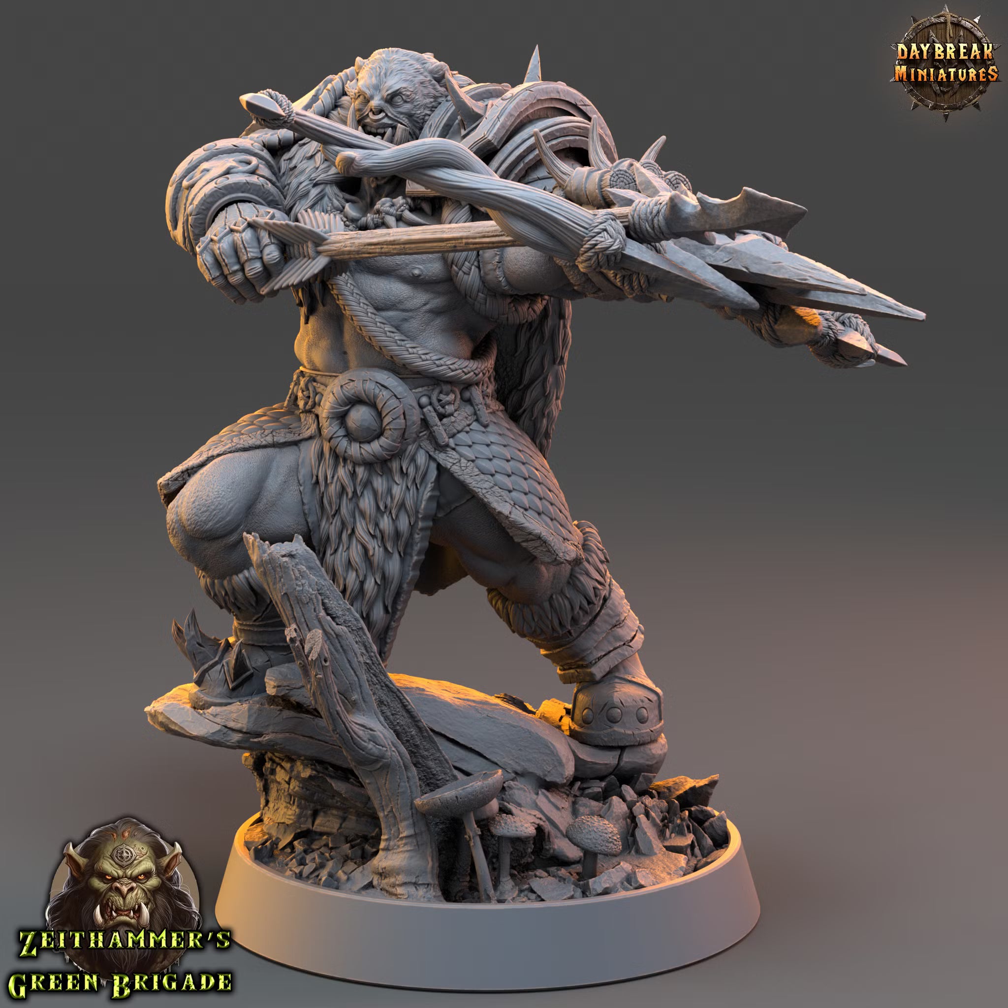 Zeithammer’s Green Brigade - Poler Gagg - Daybreak Miniatures — official Daybreak render 1