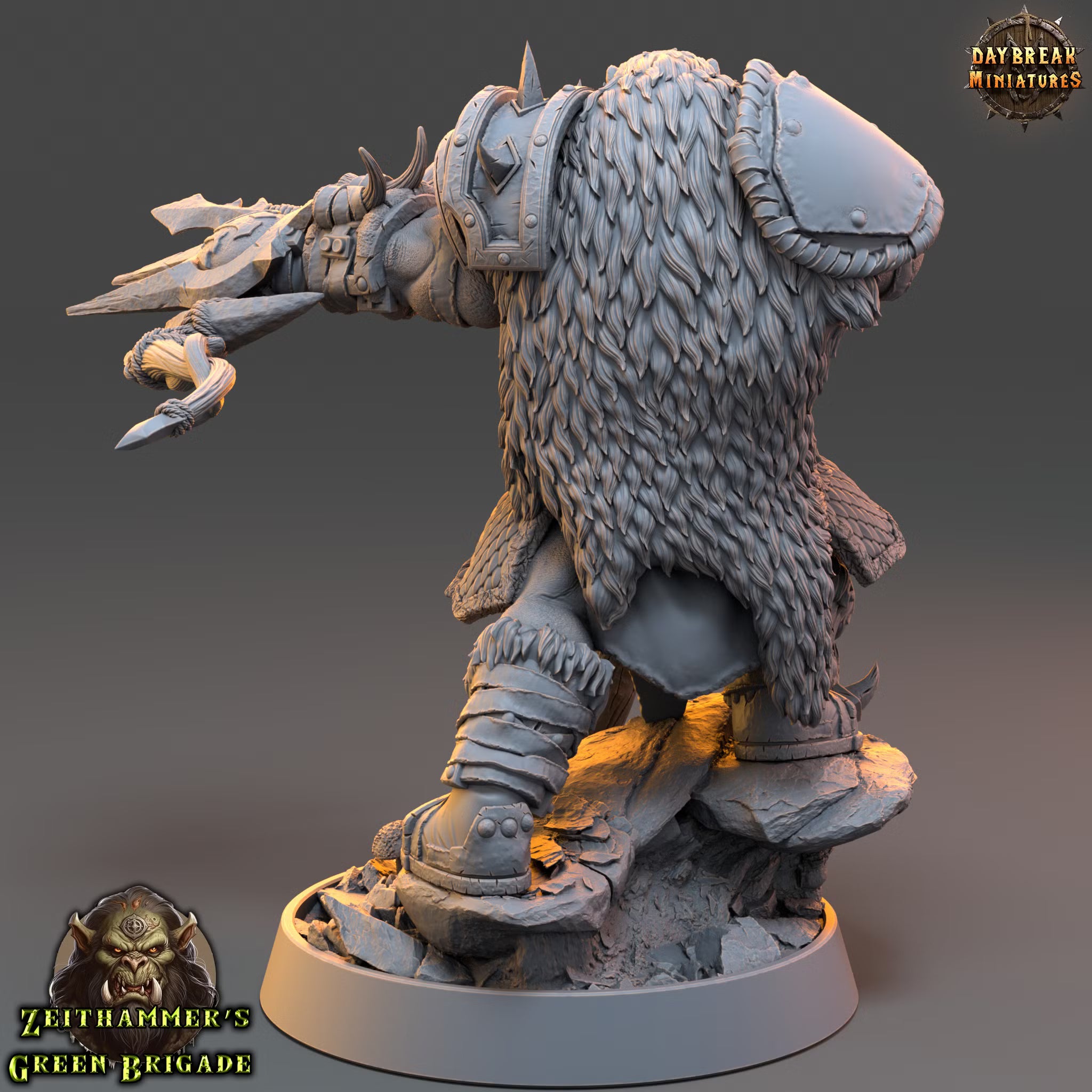 Zeithammer’s Green Brigade - Poler Gagg - Daybreak Miniatures — official Daybreak render 3