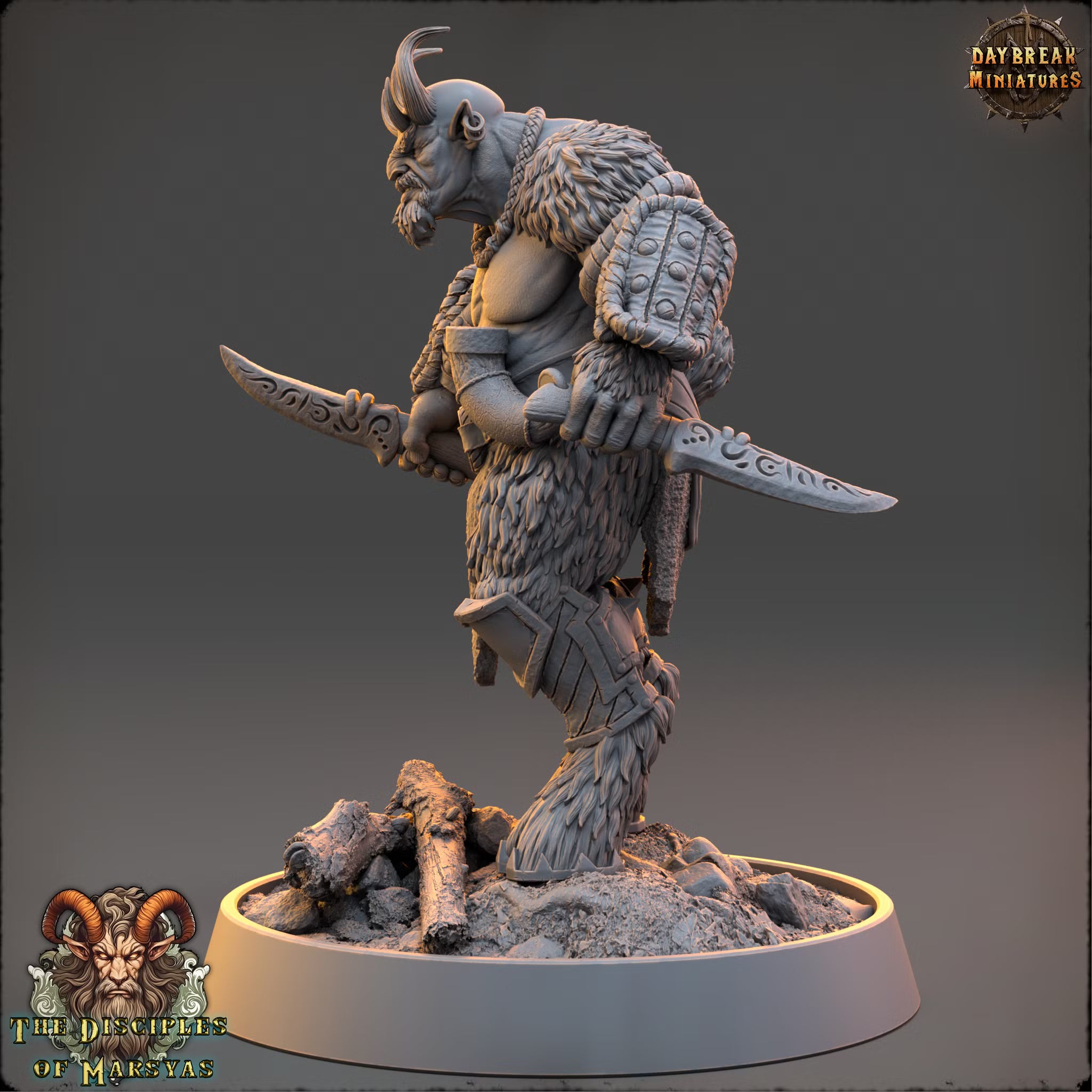 The Disciples of Marsyas - Dreckus Sentry - Daybreak Miniatures — official Daybreak render 2