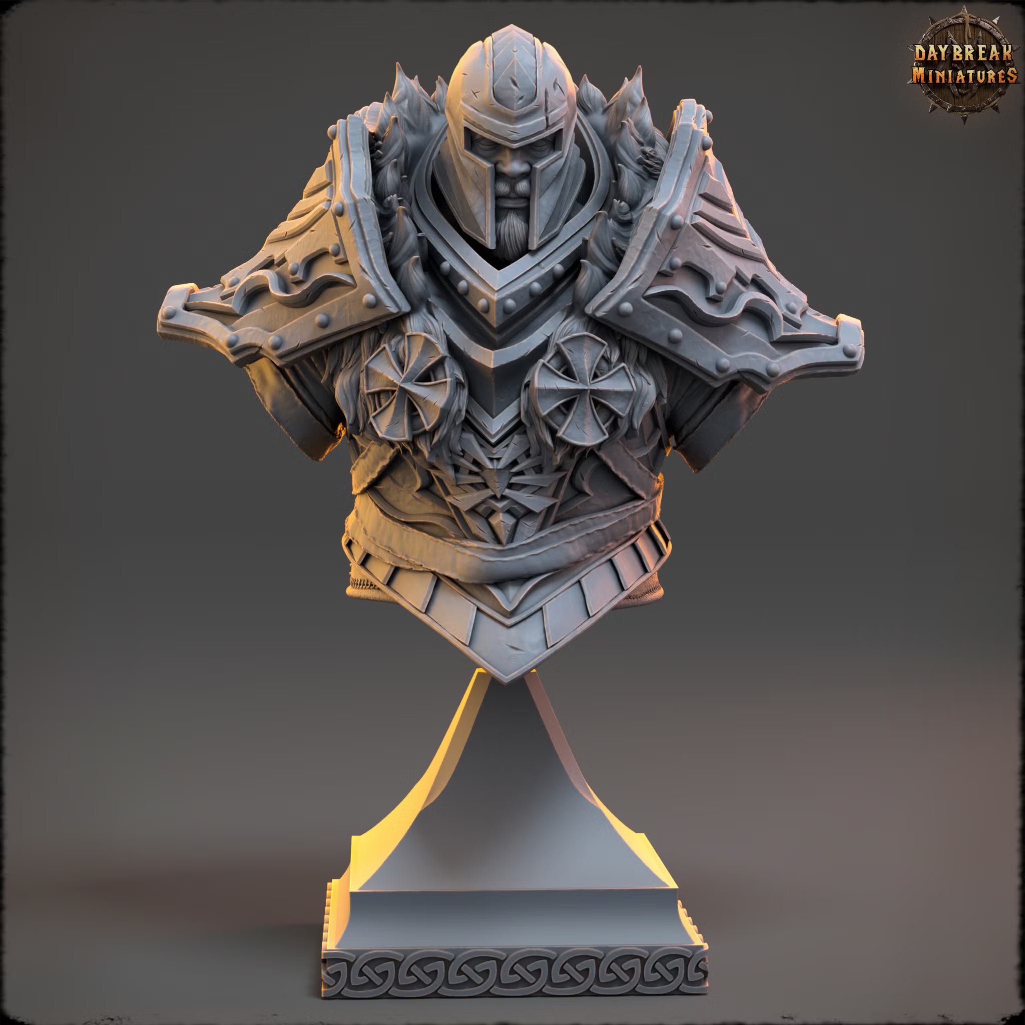 Templars of the Northern Lights - Carl Saturno - Bust - Daybreak Miniatures — official Daybreak render 1