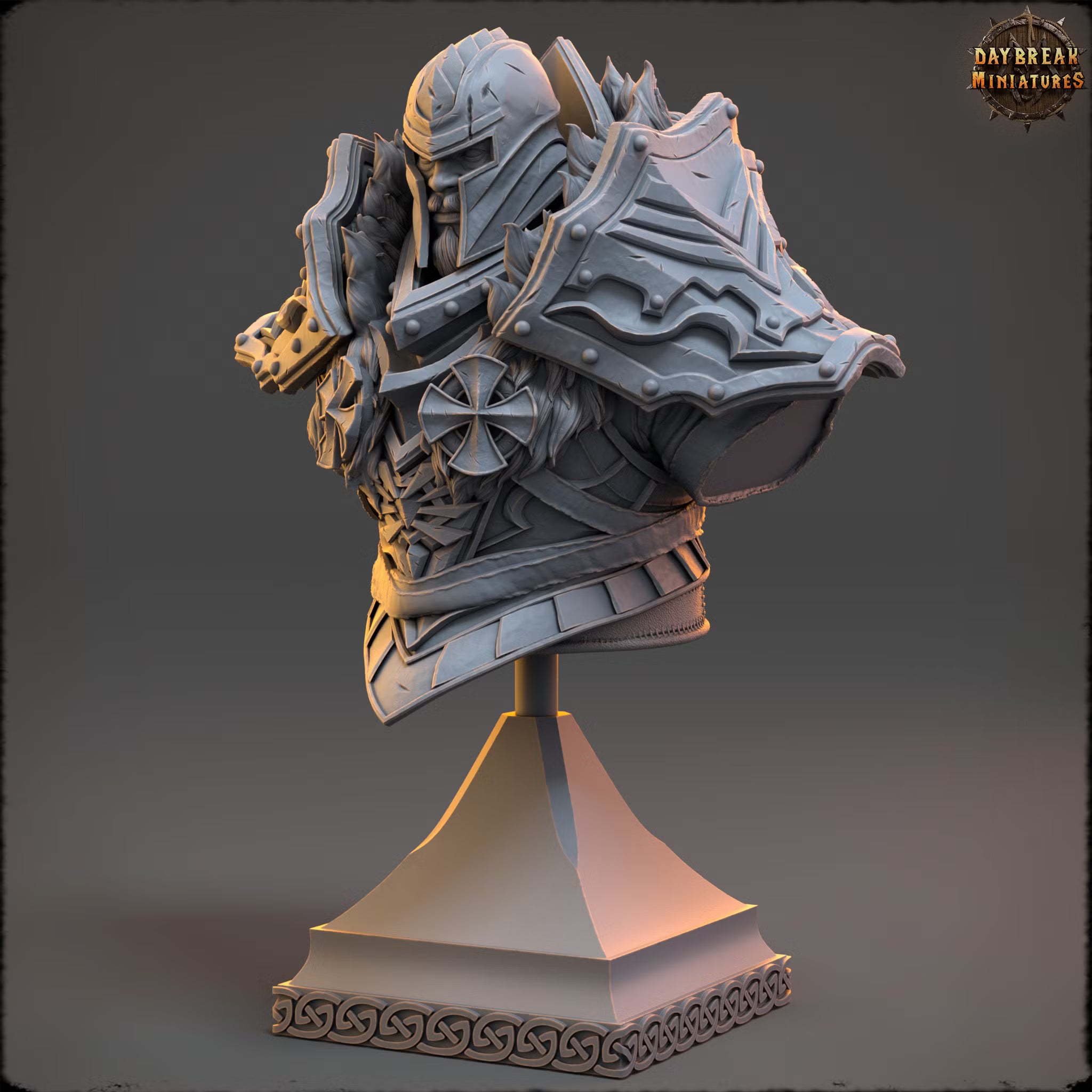 Templars of the Northern Lights - Carl Saturno - Bust - Daybreak Miniatures — official Daybreak render 2