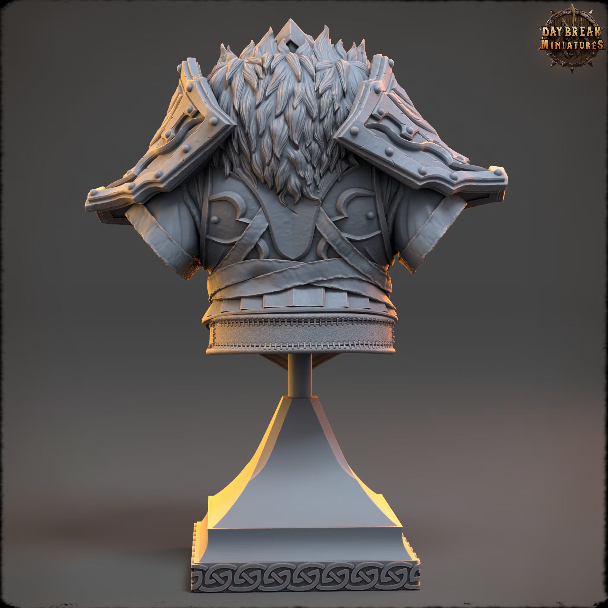Templars of the Northern Lights - Carl Saturno - Bust - Daybreak Miniatures — official Daybreak render 3