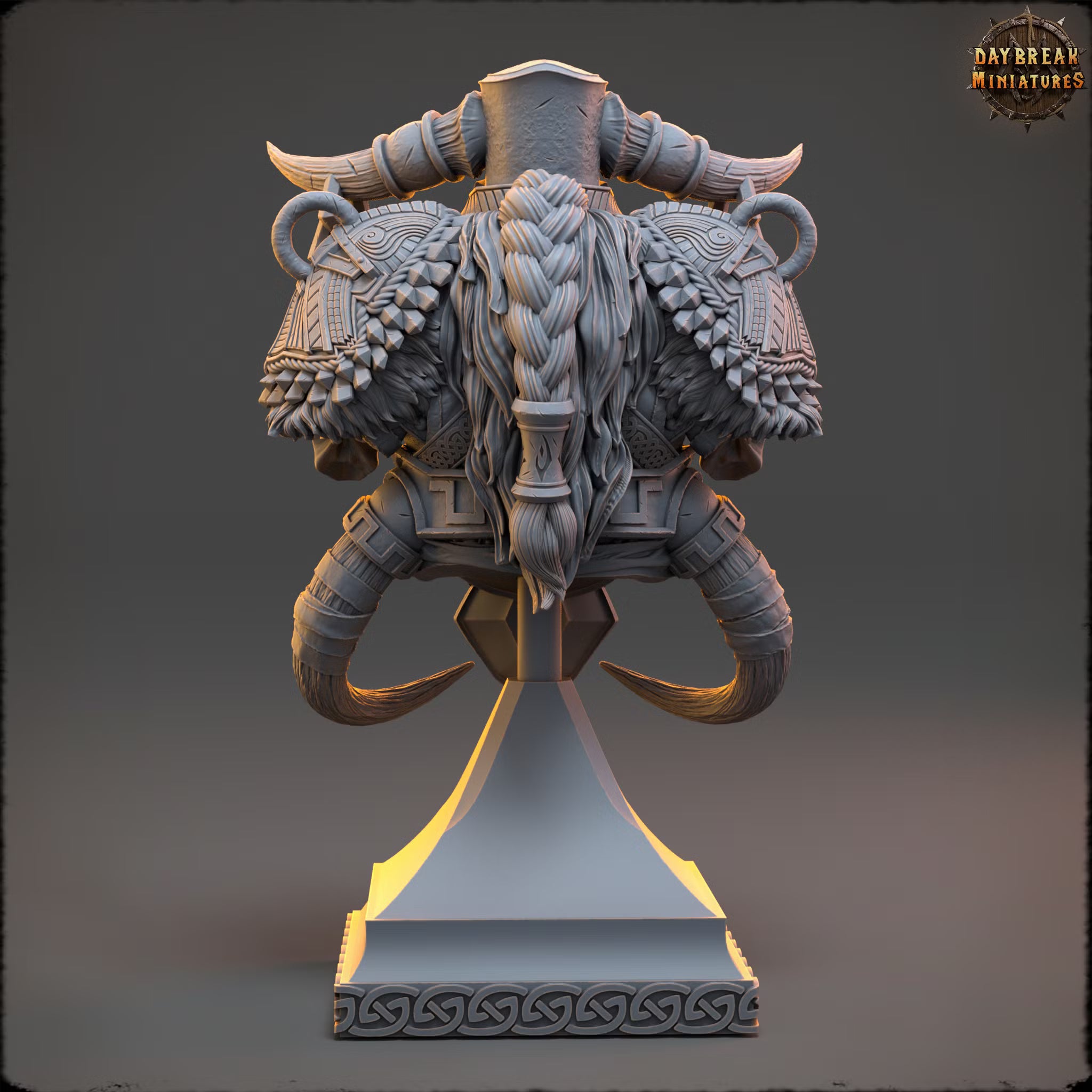 Deviant Dwarves of the Pandemonium - Sothard Deadhand - Bust - Daybreak Miniatures — official Daybreak render 2