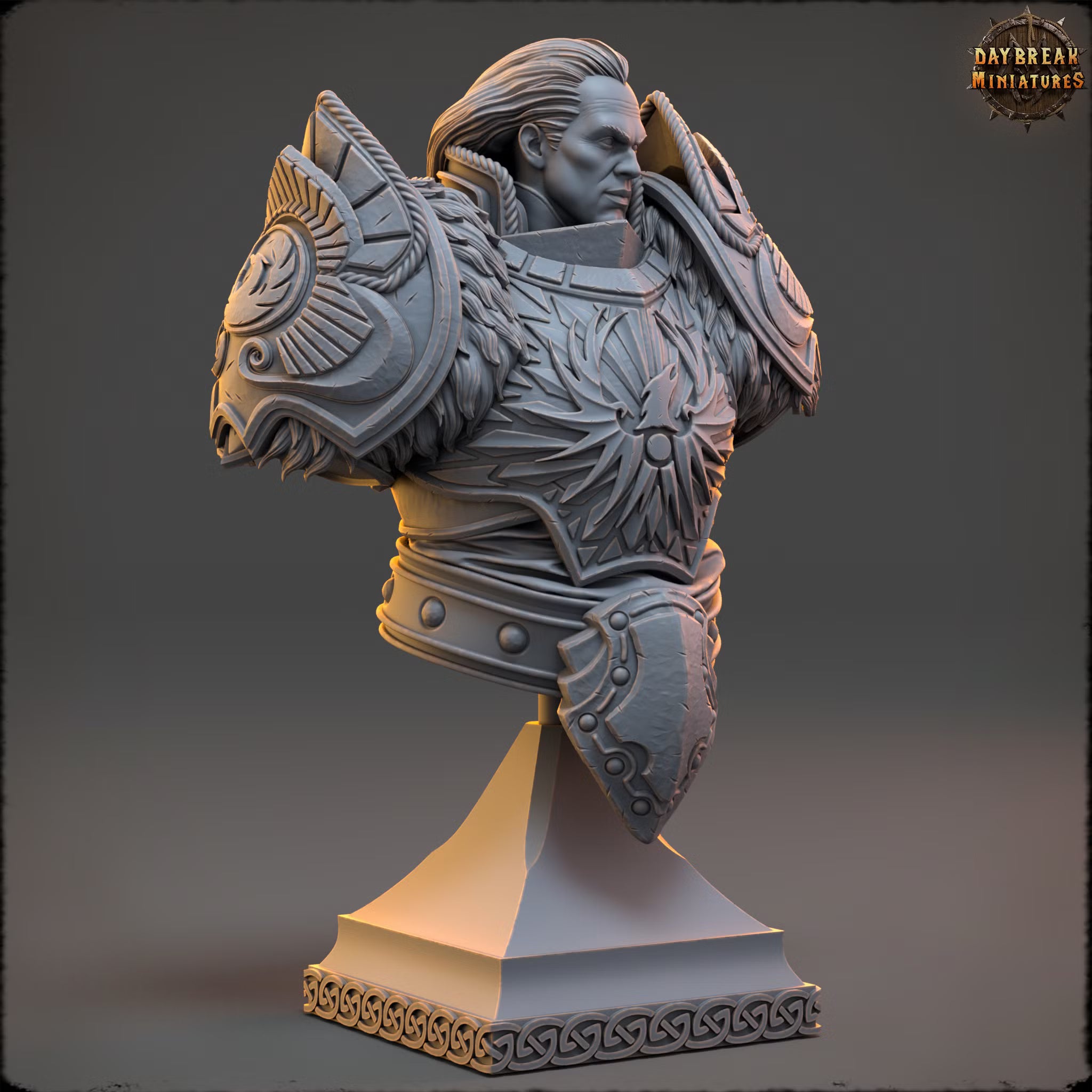 Count Obsidius Wraithflame - Bust — Daybreak Miniatures, official view 2
