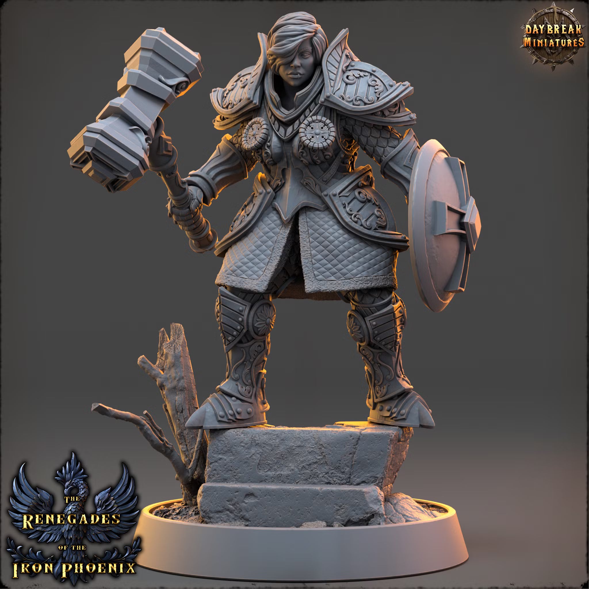Baronne Juliette de la Rose Sombre — Daybreak Miniatures, official view 1