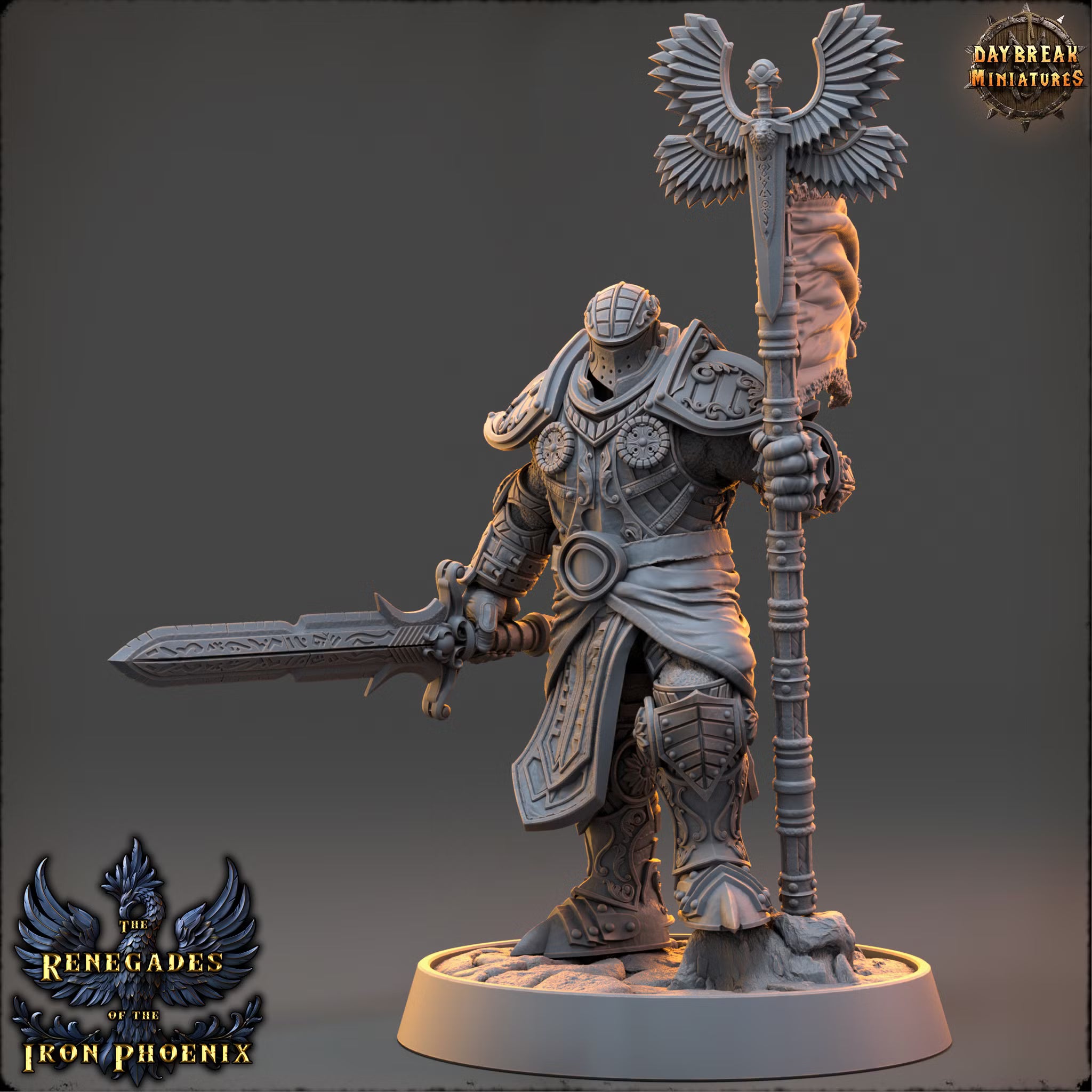 Capitaine Lucien du Griffon Doré — Daybreak Miniatures, official view 1