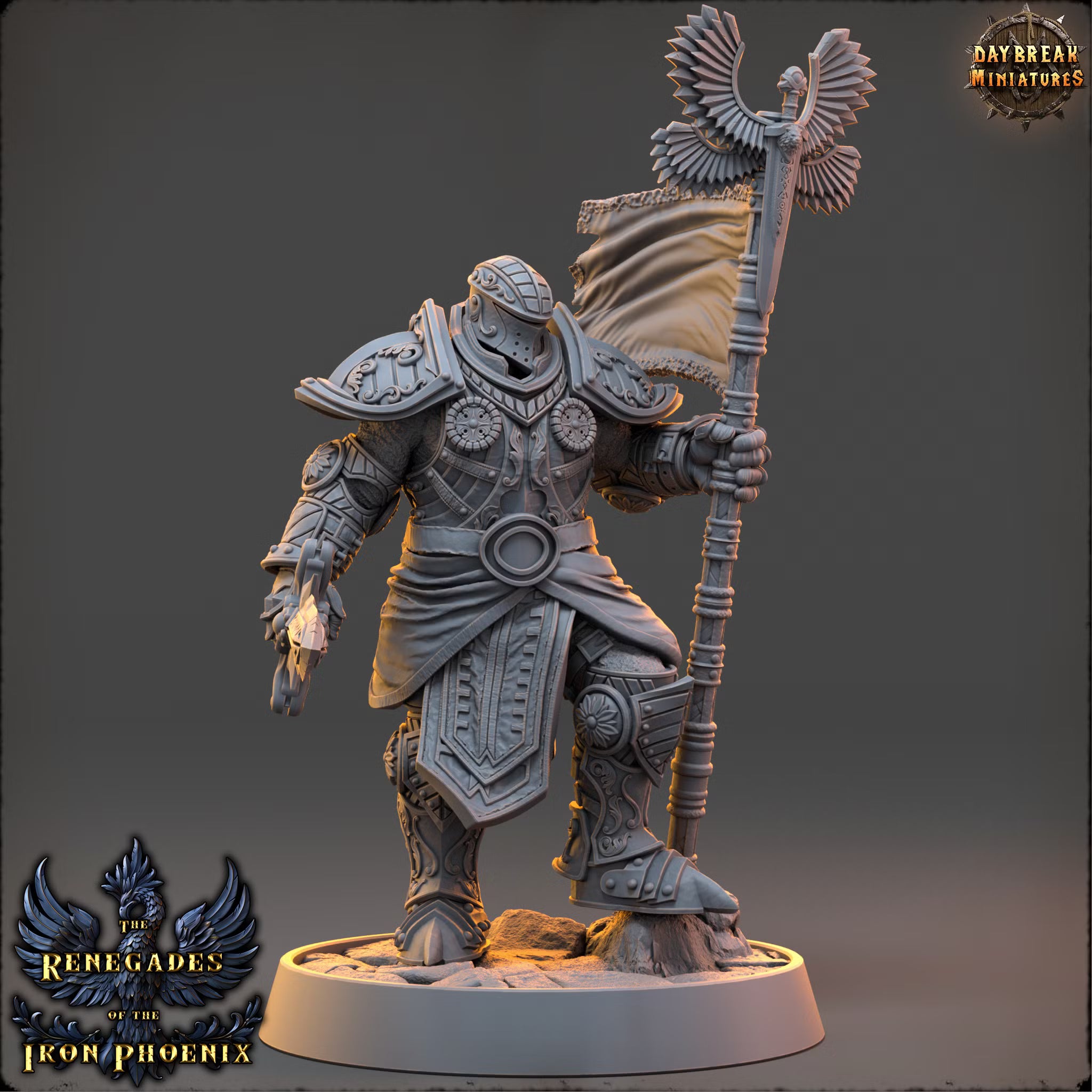 Capitaine Lucien du Griffon Doré — Daybreak Miniatures, official view 2