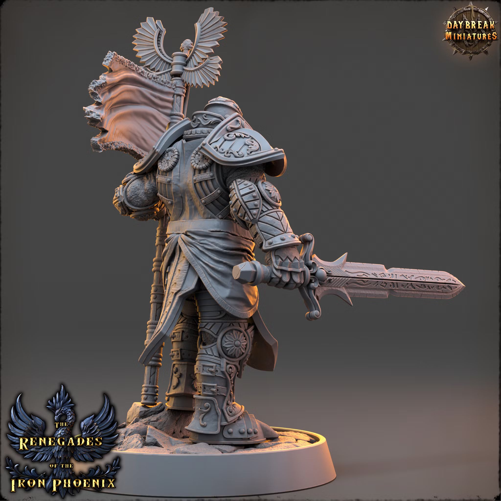 Capitaine Lucien du Griffon Doré — Daybreak Miniatures, official view 3