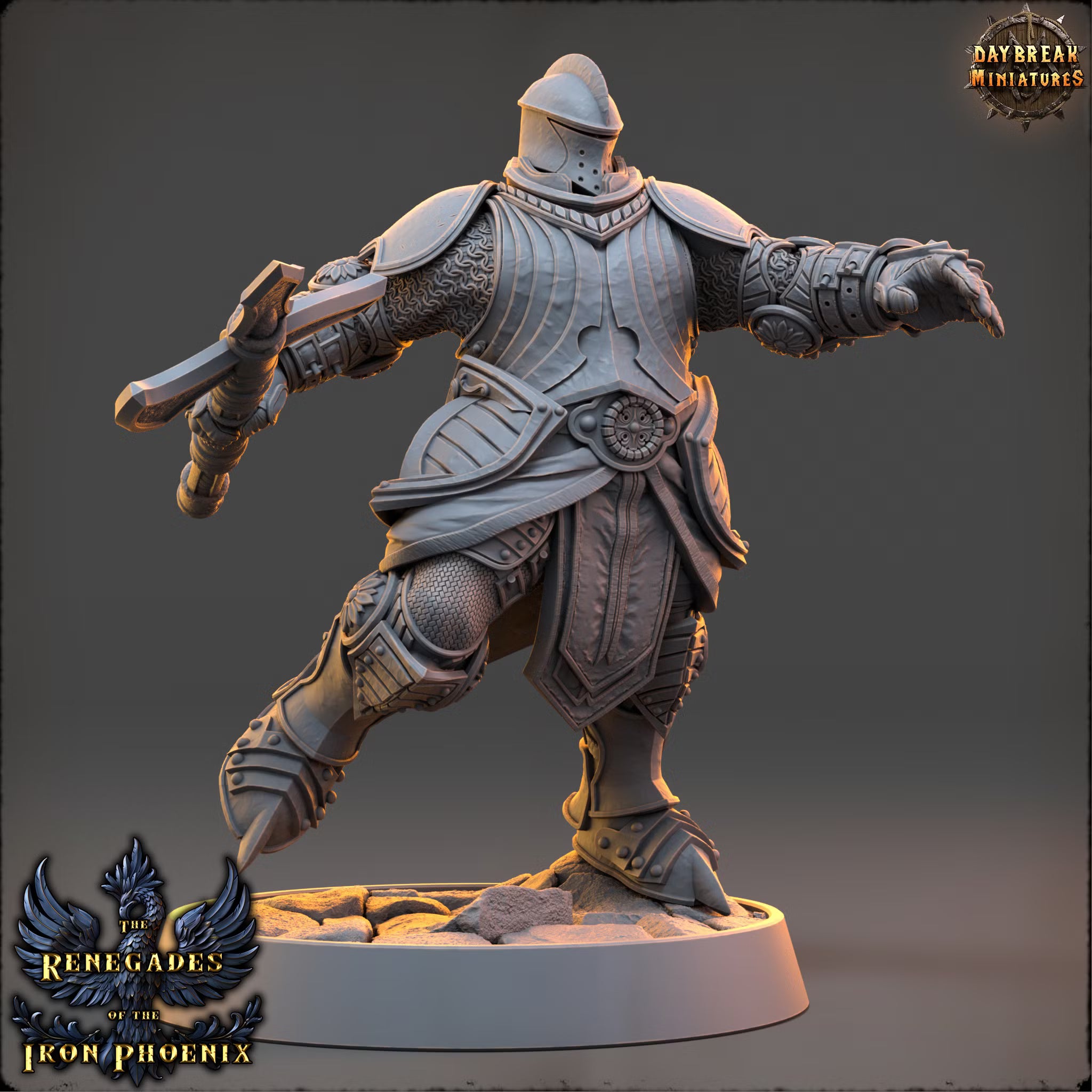 Hugues du Loup Solitaire — Daybreak Miniatures, official view 2