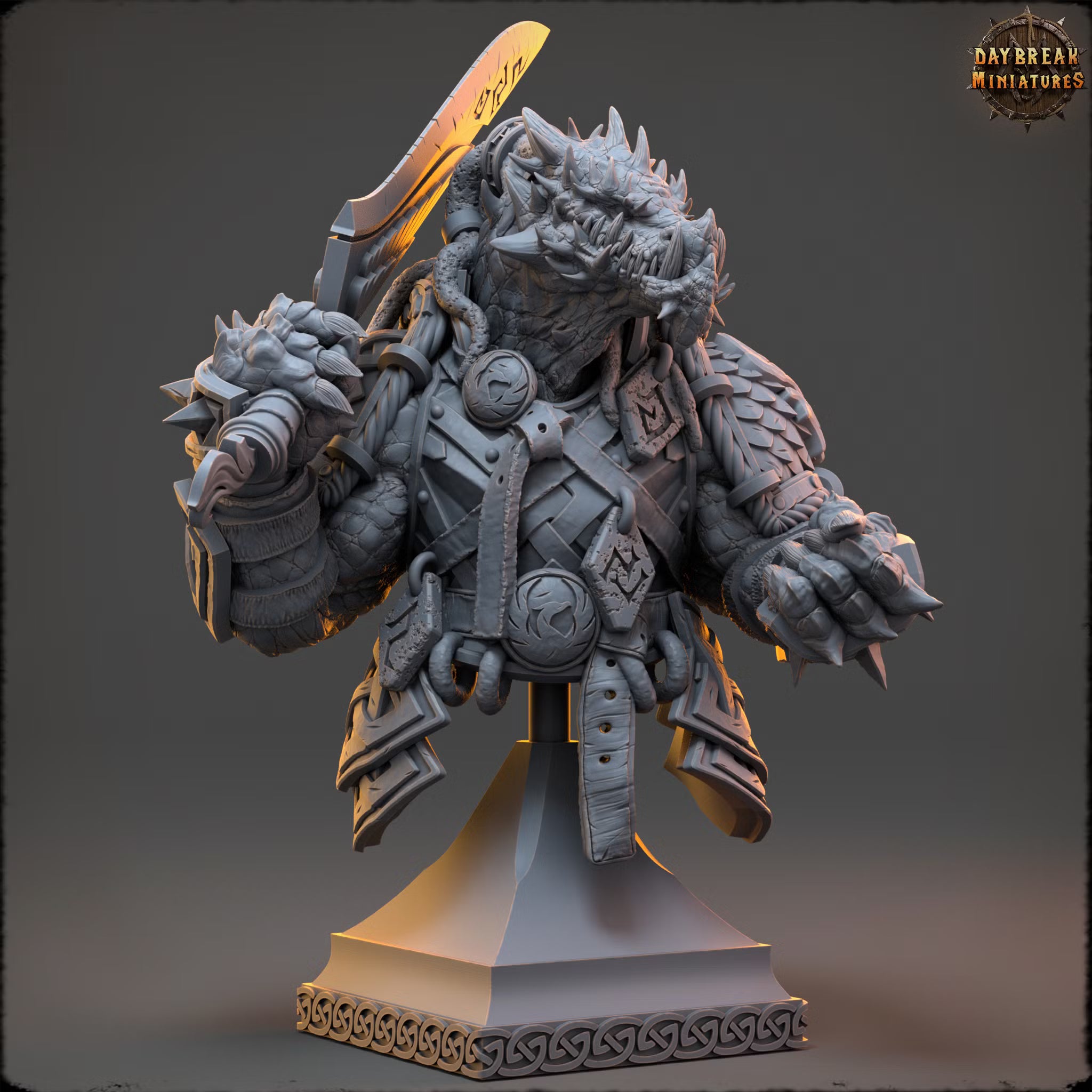 Toopaza Deepcutter - Bust — Daybreak Miniatures, official view 2