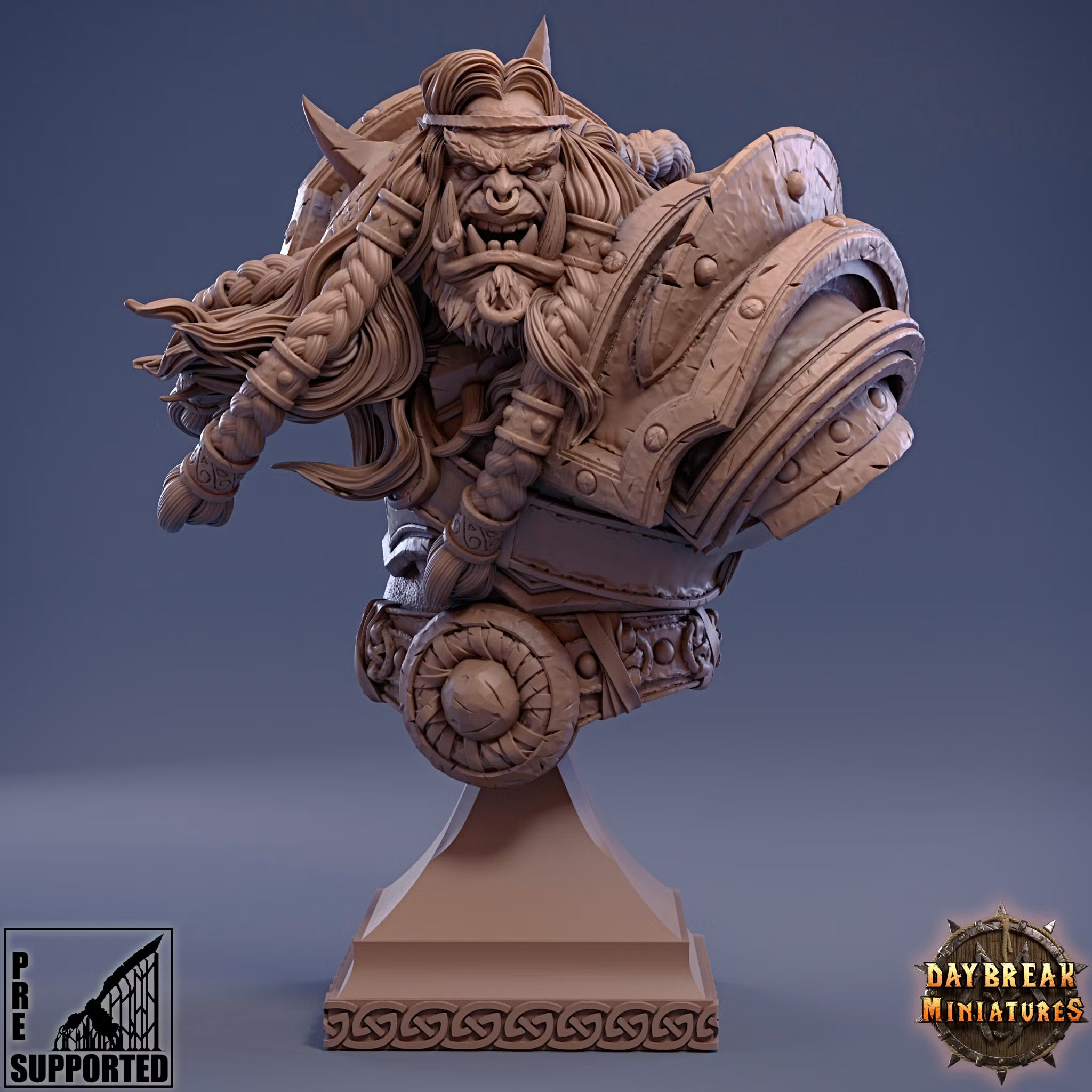 The Powerbrokers of the Void - Damma Blacker - Bust - Daybreak Miniatures — official render 1