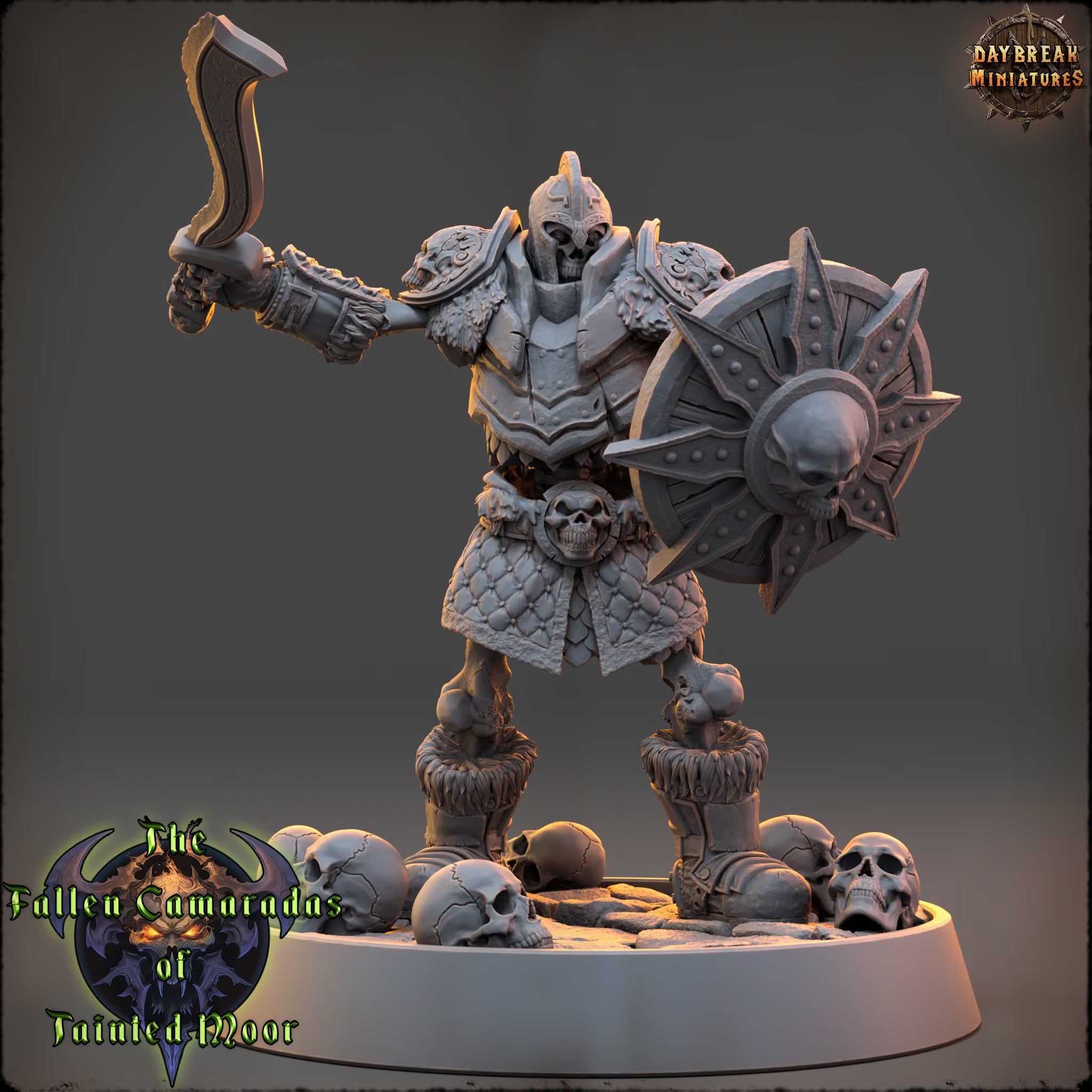 The Fallen Camaradas of Tainted Moor - Grandmaster Rot - Daybreak Miniatures — official render 1