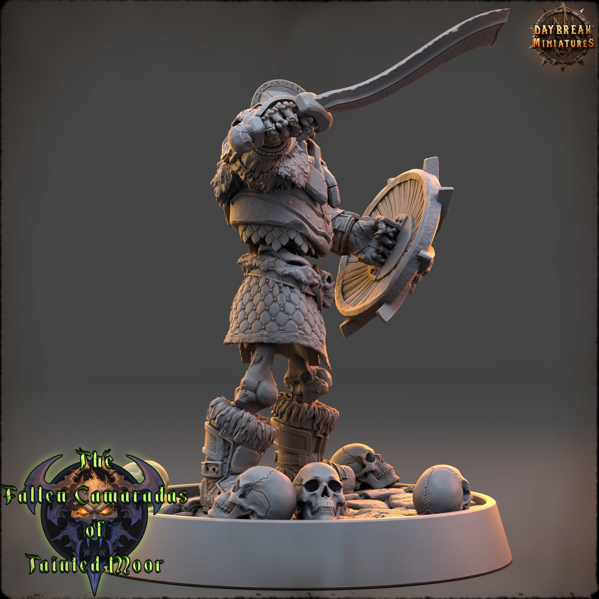The Fallen Camaradas of Tainted Moor - Grandmaster Rot - Daybreak Miniatures — official render 2