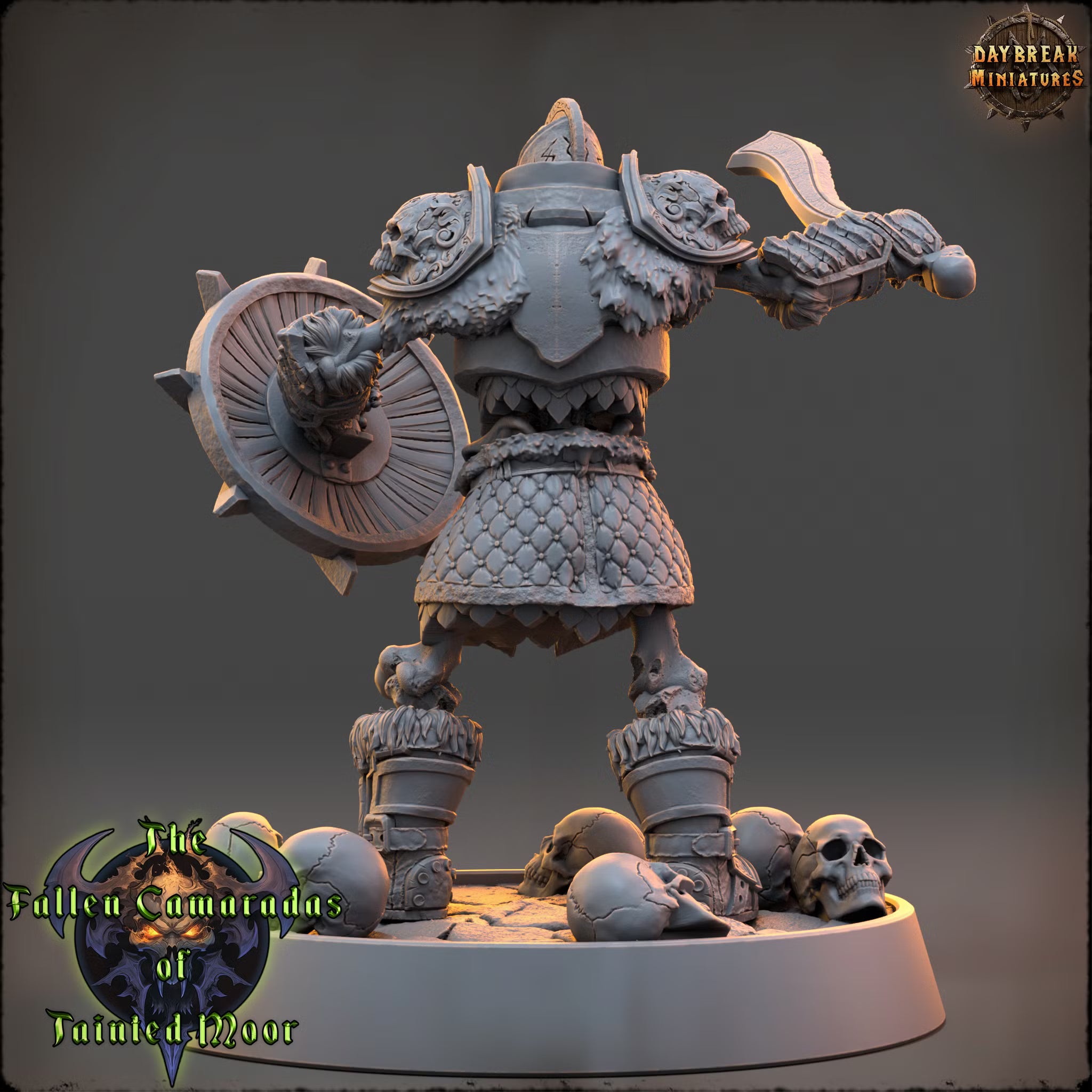 The Fallen Camaradas of Tainted Moor - Grandmaster Rot - Daybreak Miniatures — official render 3