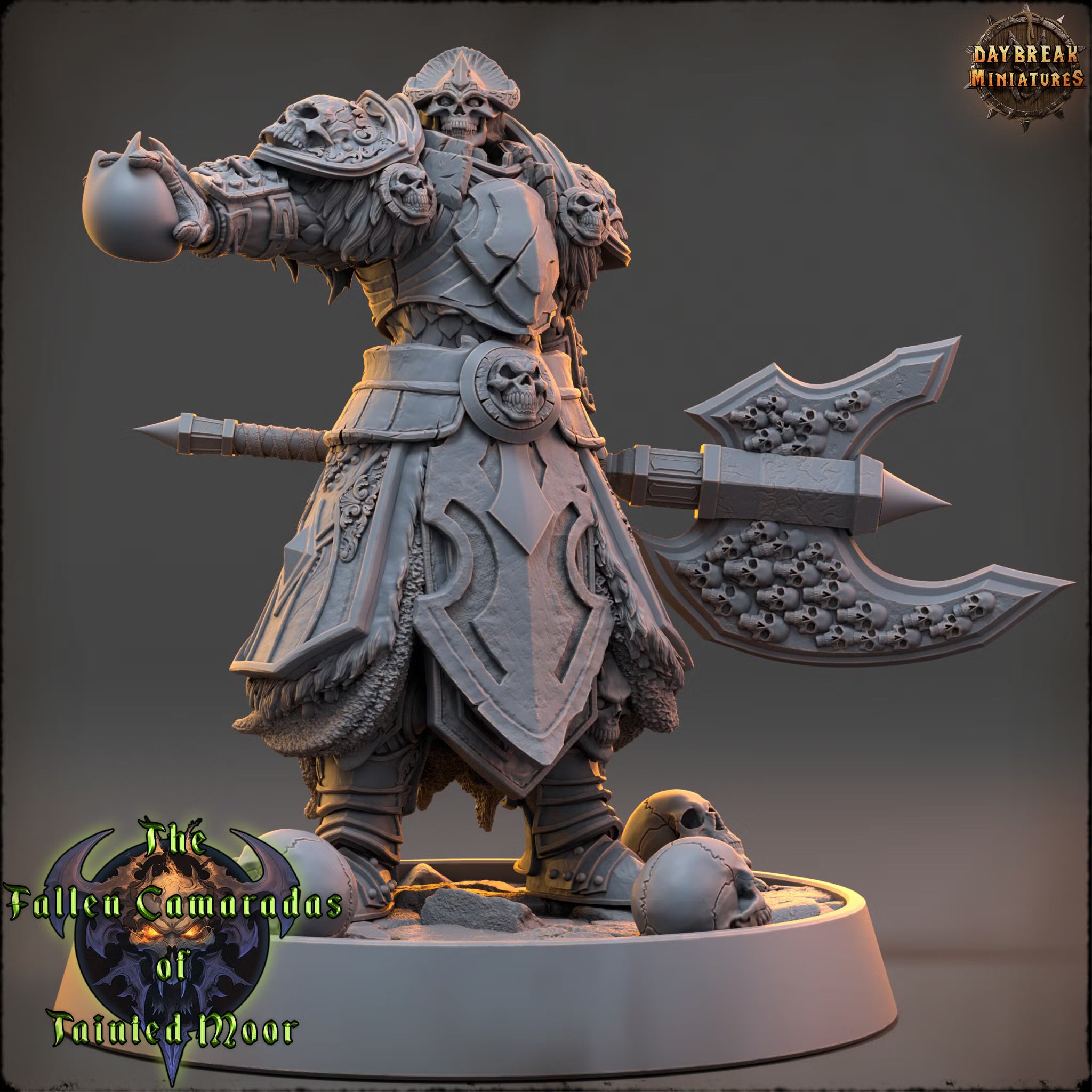 The Fallen Camaradas of Tainted Moor - Pale Lord Kraven - Daybreak Miniatures — official render 1