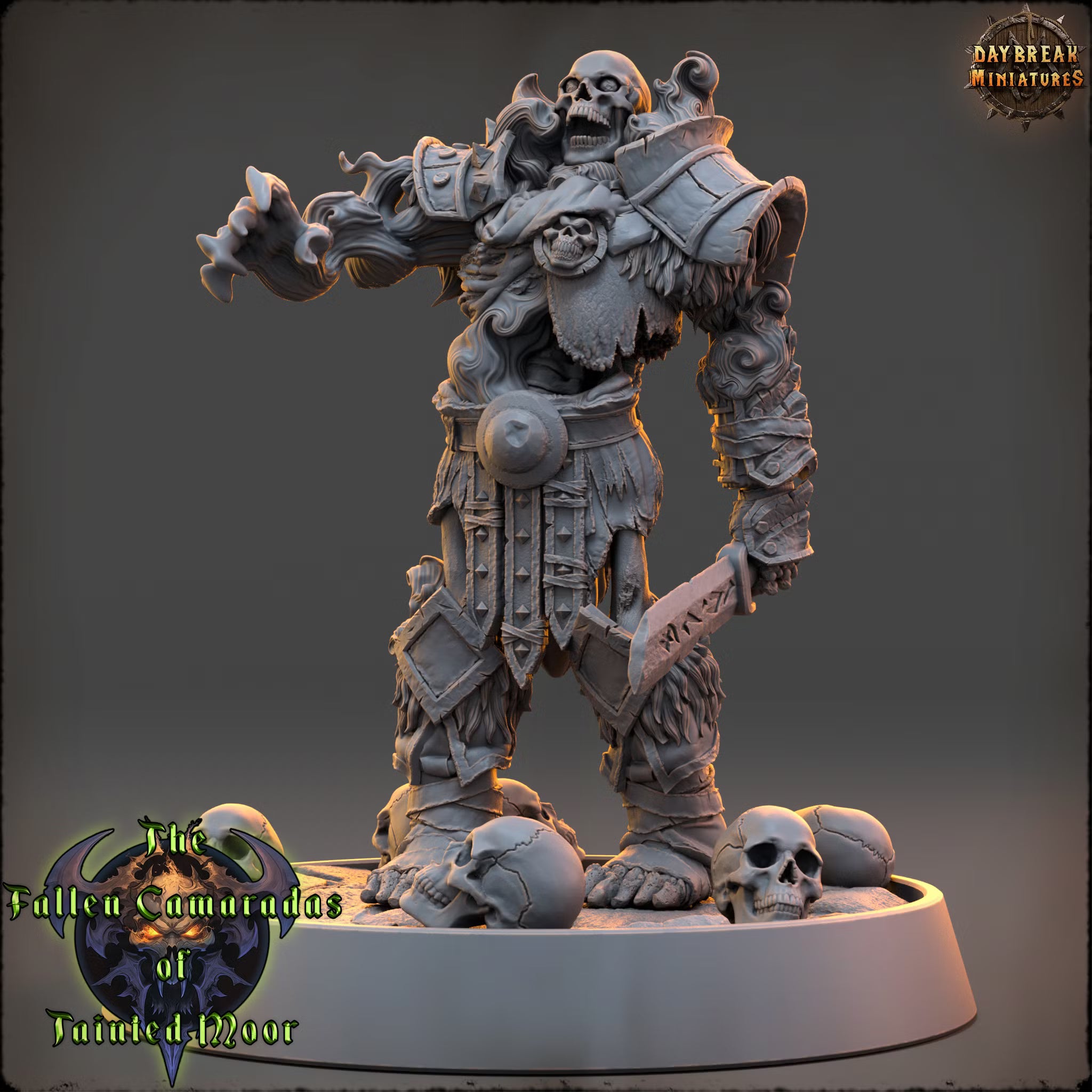 The Fallen Camaradas of Tainted Moor - The Void Herald of Tainted Moor - Daybreak Miniatures — official render 1