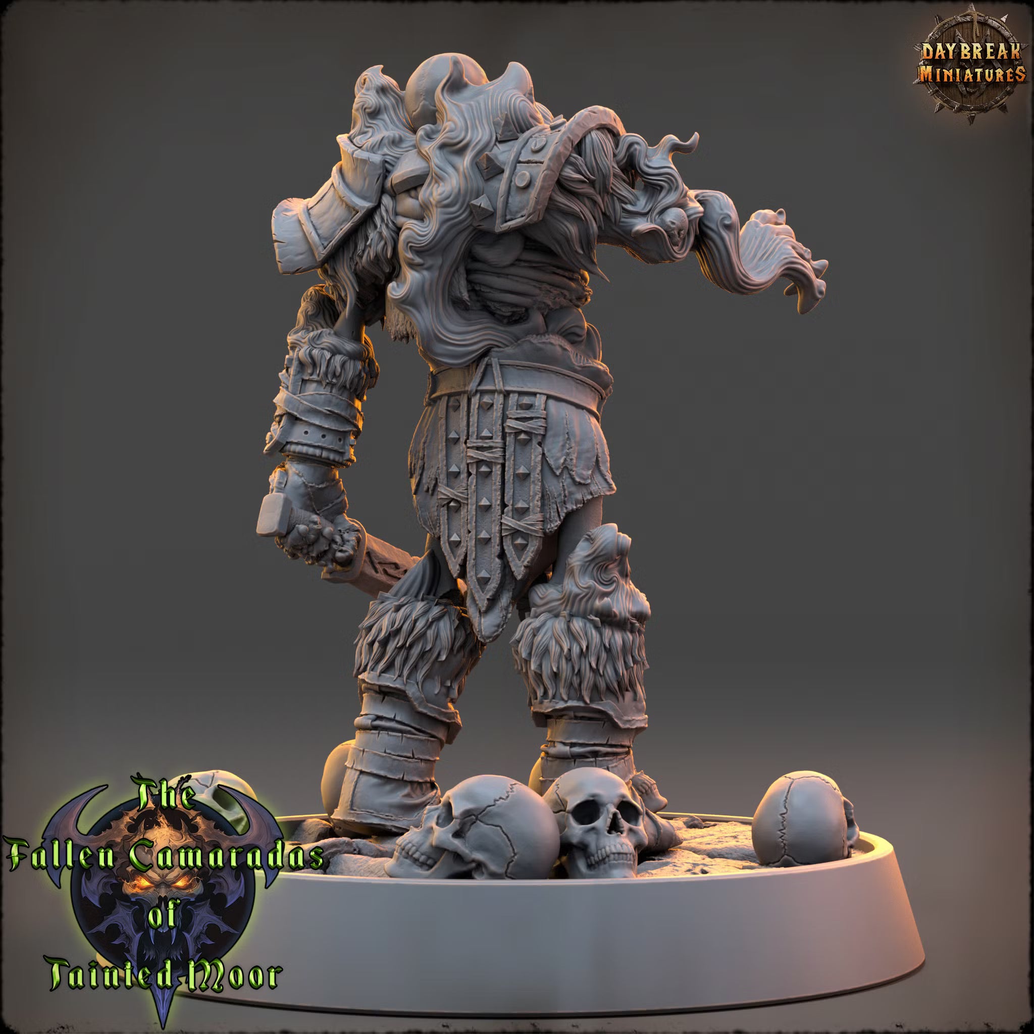 The Fallen Camaradas of Tainted Moor - The Void Herald of Tainted Moor - Daybreak Miniatures — official render 3