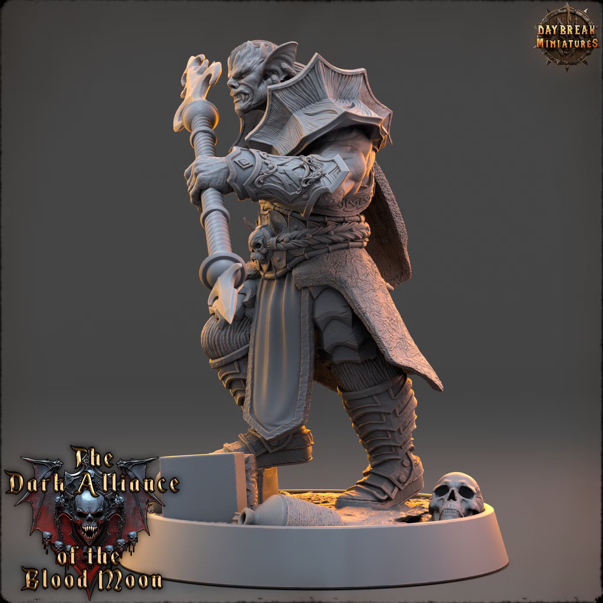 Dark Alliance of the Blood Moon - Ashgrave von Bane - Daybreak Miniatures — official render 2